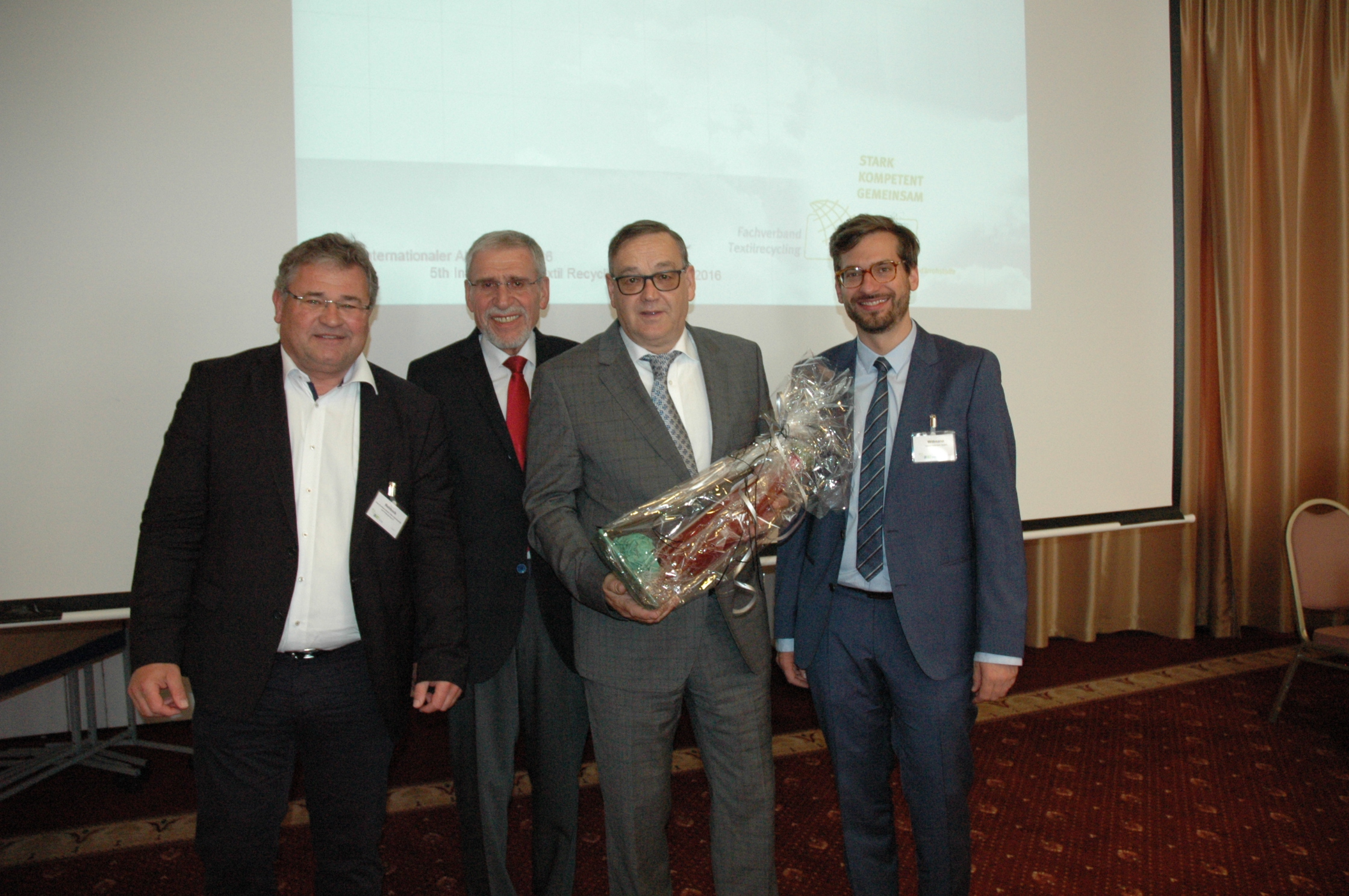 V.l.n.r.: Eric Rehbock, Klaus Löwer, Michael Sigloch, Martin Wittmann