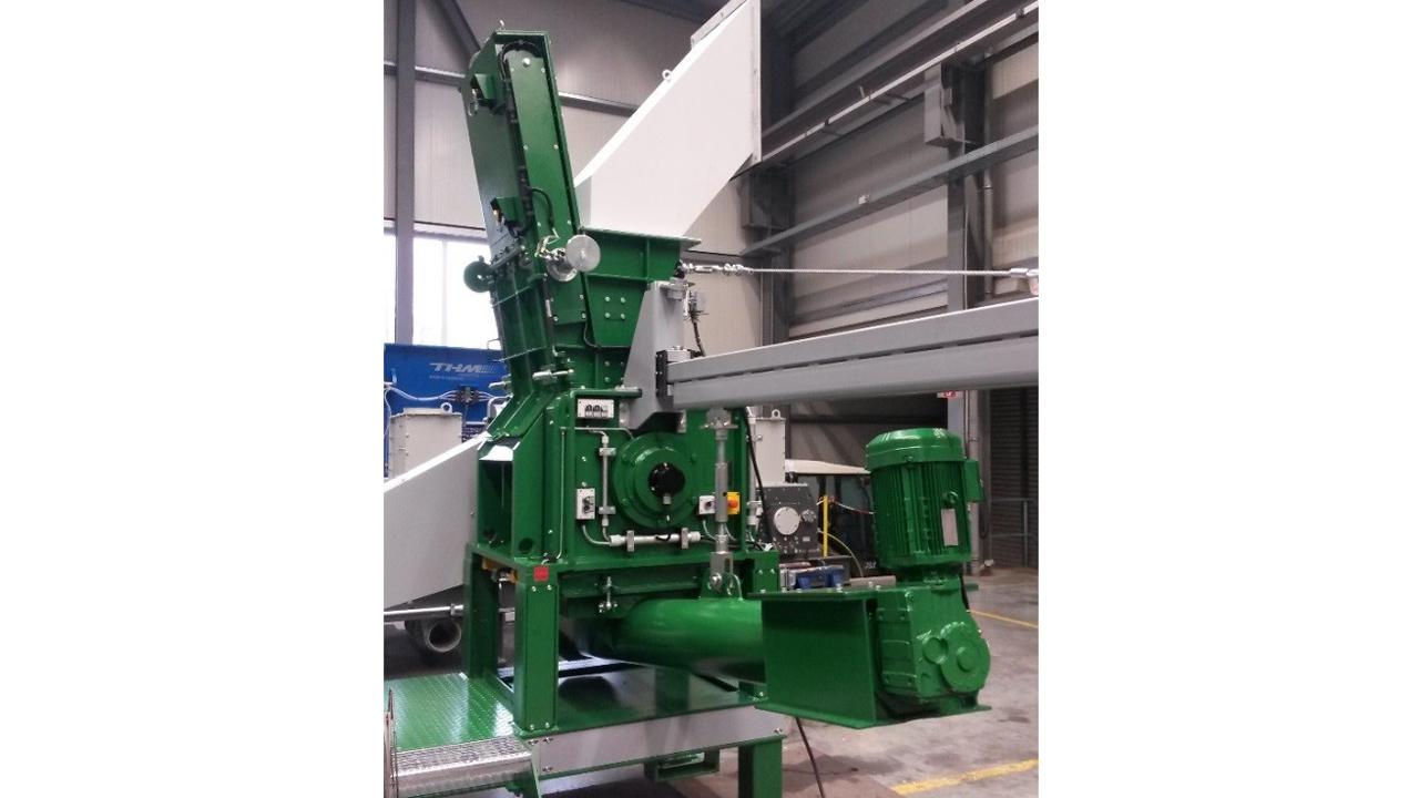 Granulator ZM 600 mit Austragschnecke