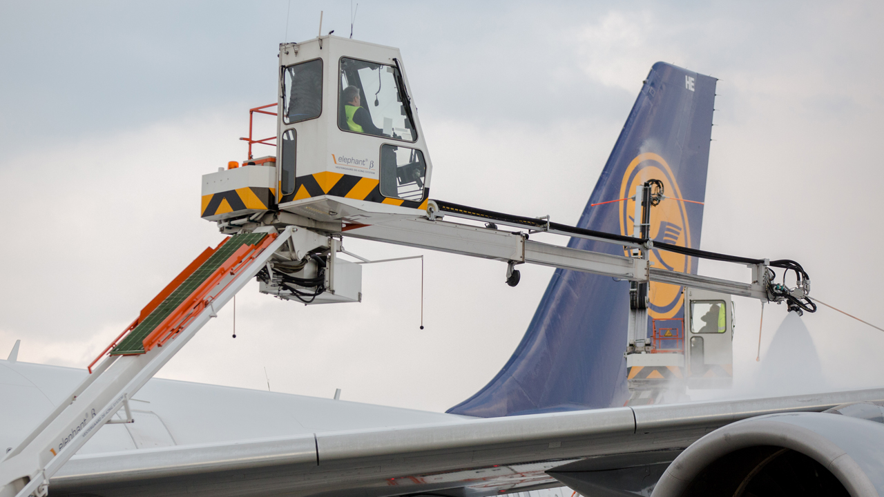 IFAT Vorab-Pressetermin am Muenchner Flughafen
Besichtigung der Enteisungsanlage