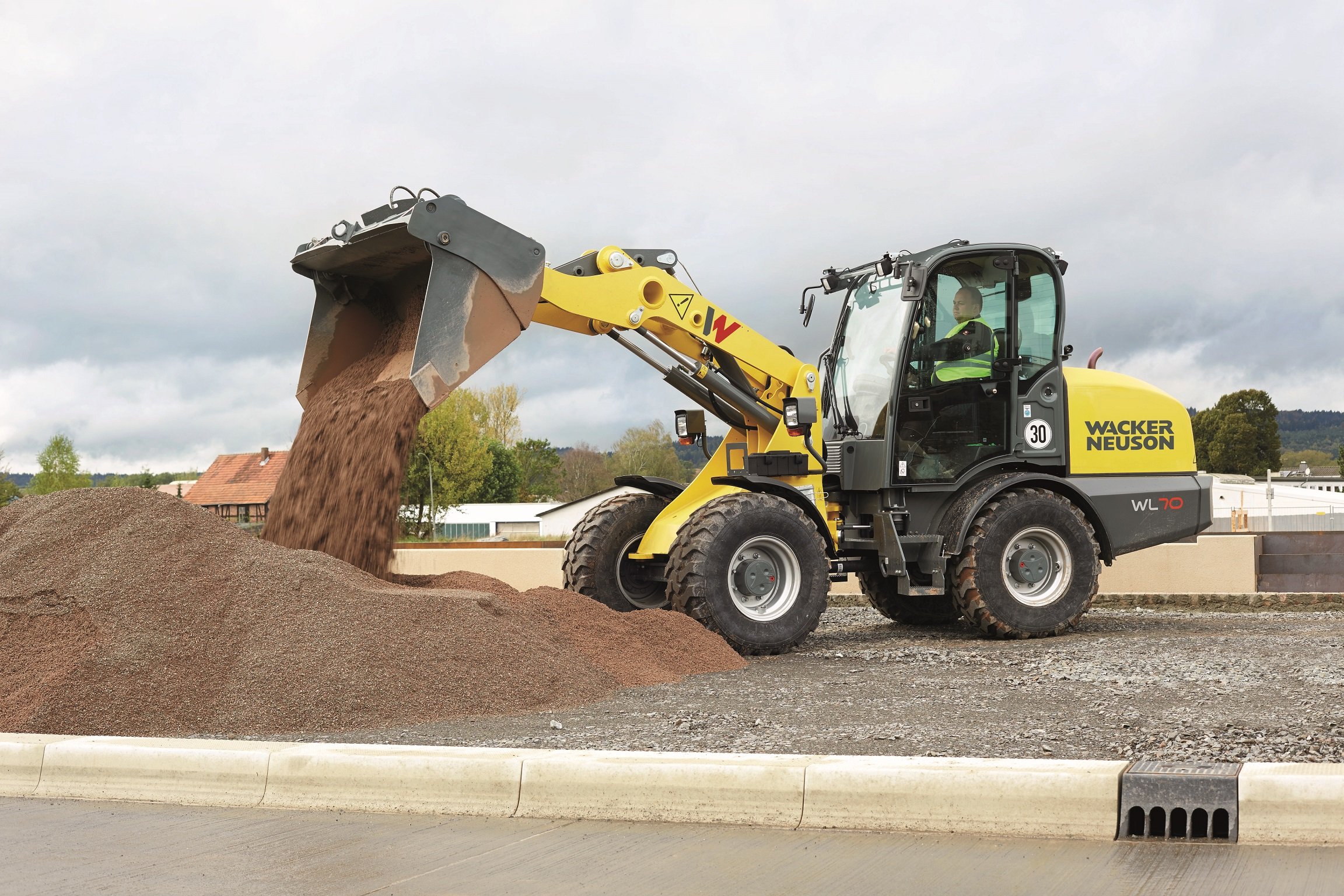 Der WL70 von Wacker Neuson in Aktion