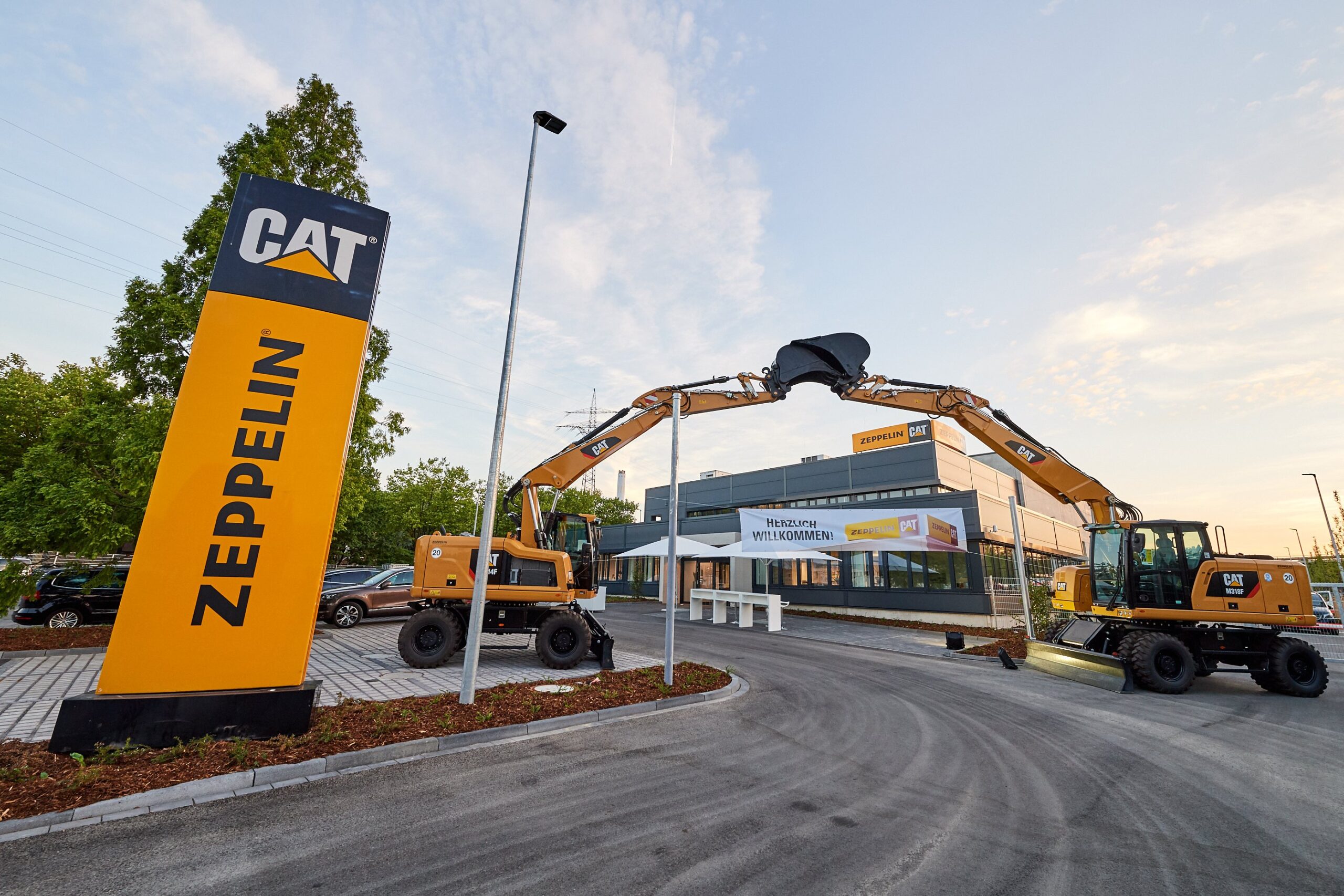 Im neuen Glanz erstrahlt die Niederlassung in Oberhausen. Foto: Kilian Bishop / Zeppelin