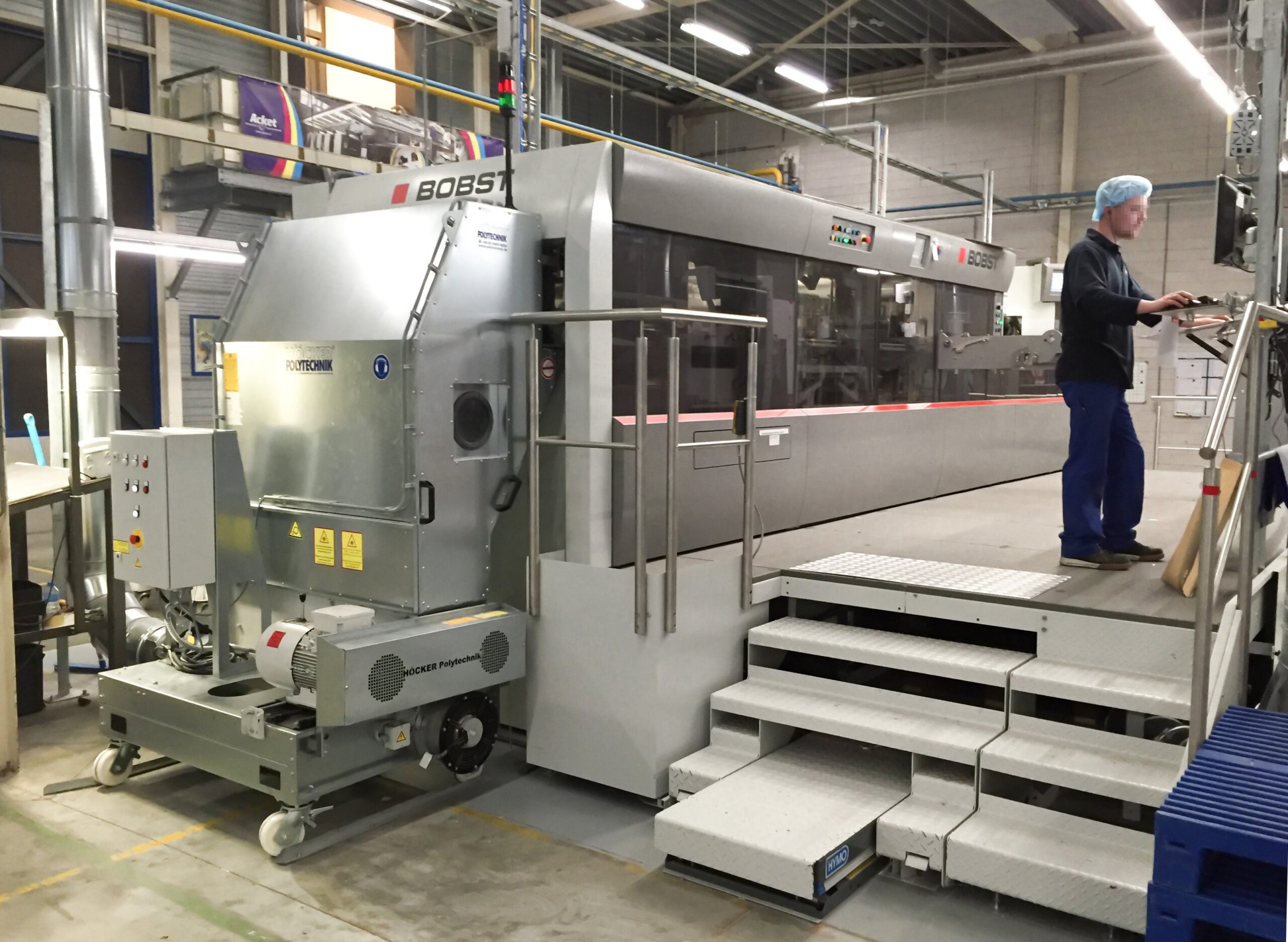 PHSS-Shredder in Kombination mit einer Hochleistungsstanze