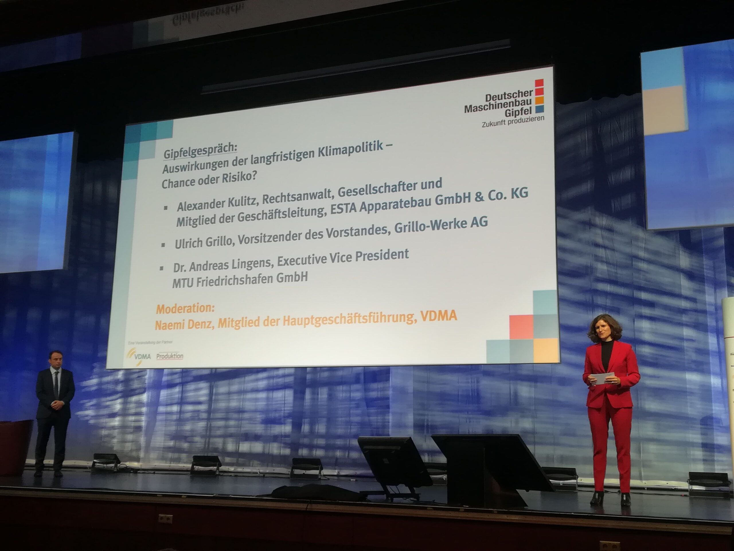 Fachdiskussion auf dem 9. Deutschen Maschinenbaugipfel (Foto: VDMA)