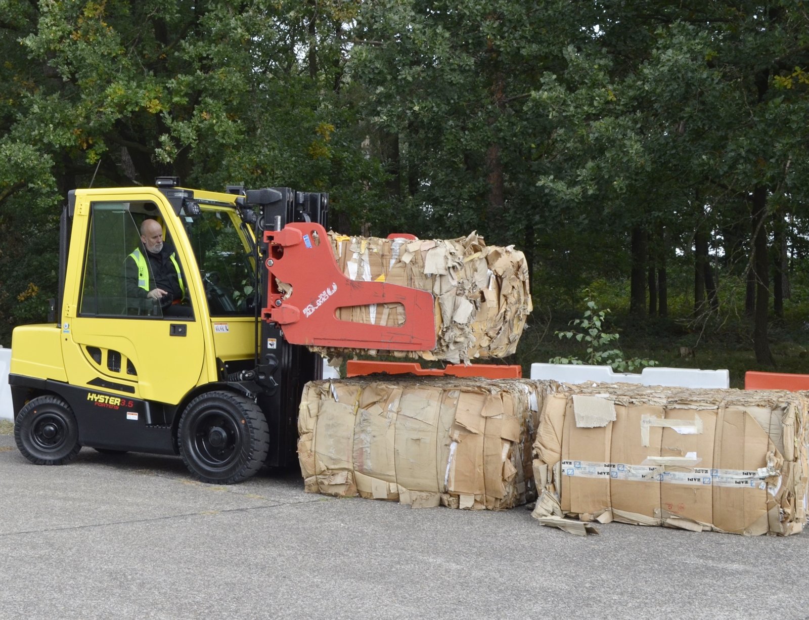 Der „Cool Truck“ wurde speziell für die Recyclingindustrie entwickelt. Bild Hyster
