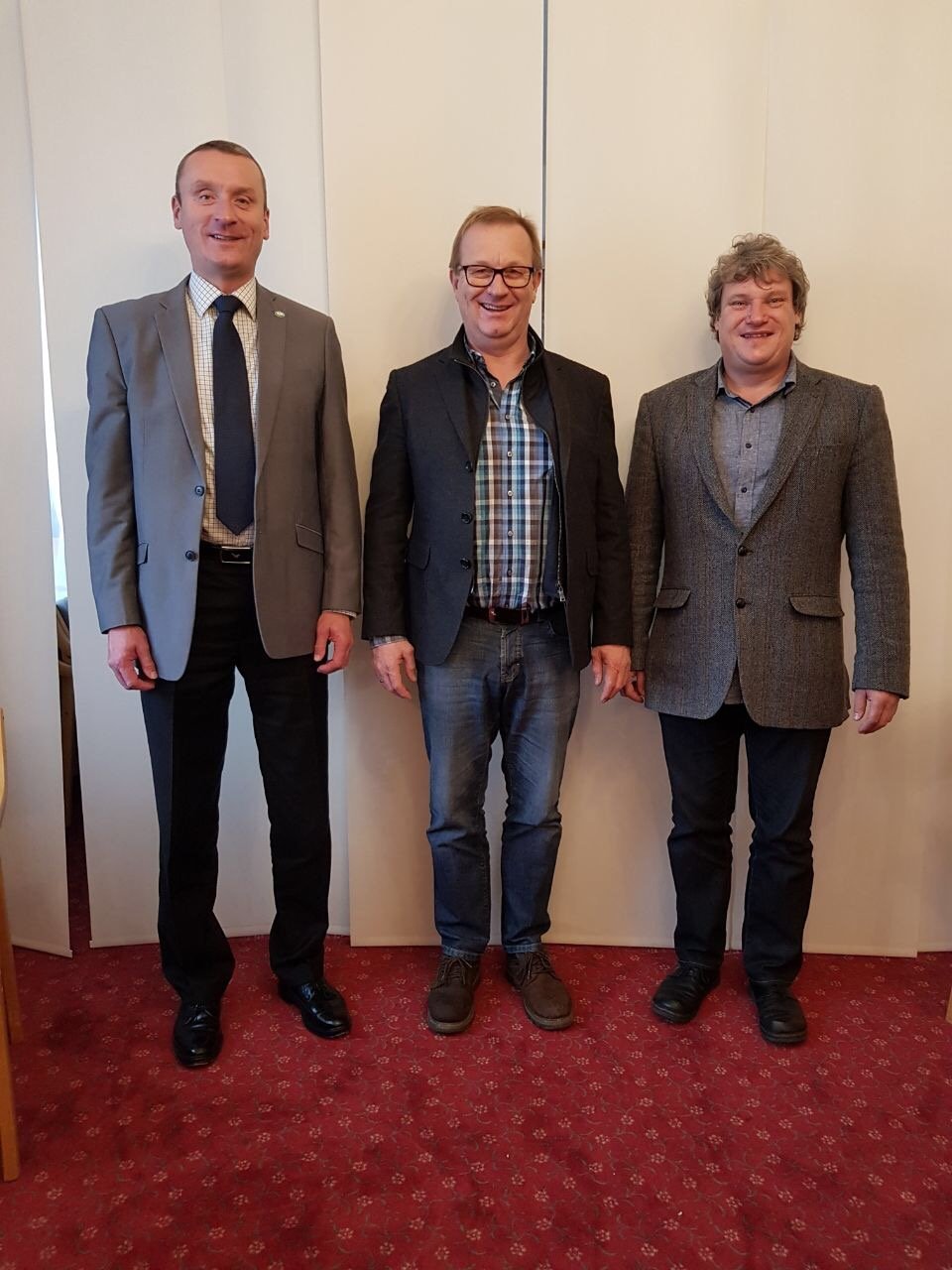 V. l. n. r.: Gerd Bretschneider, Hartmut Schön, Wolfgang Büchler (Foto: bvse)