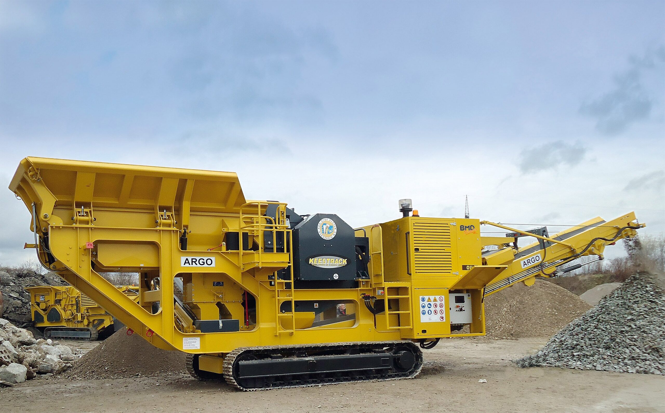 Schwerlastsiebanlage Fabrikat Keestrack K4 Novum Bild: Keestrack