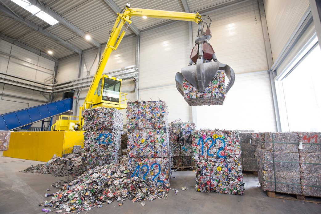 UBC recycling – Hydro, Neuss – Foto: Hydro/Michael Rennertz