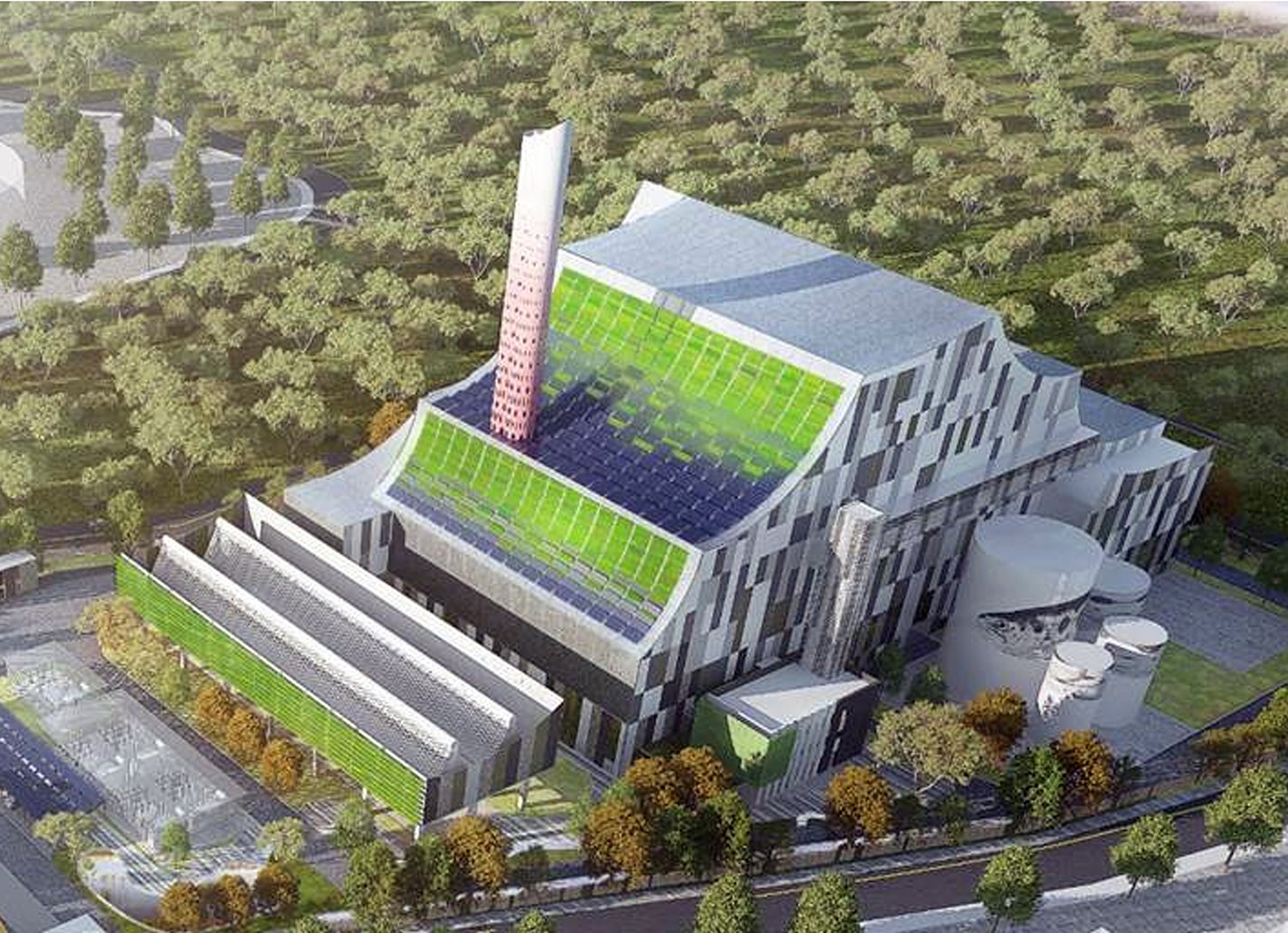 Die Inbetriebsetzung der Abfallverwertungsanlage Taoyuan ist für 2021geplant. Foto: CTCI Group