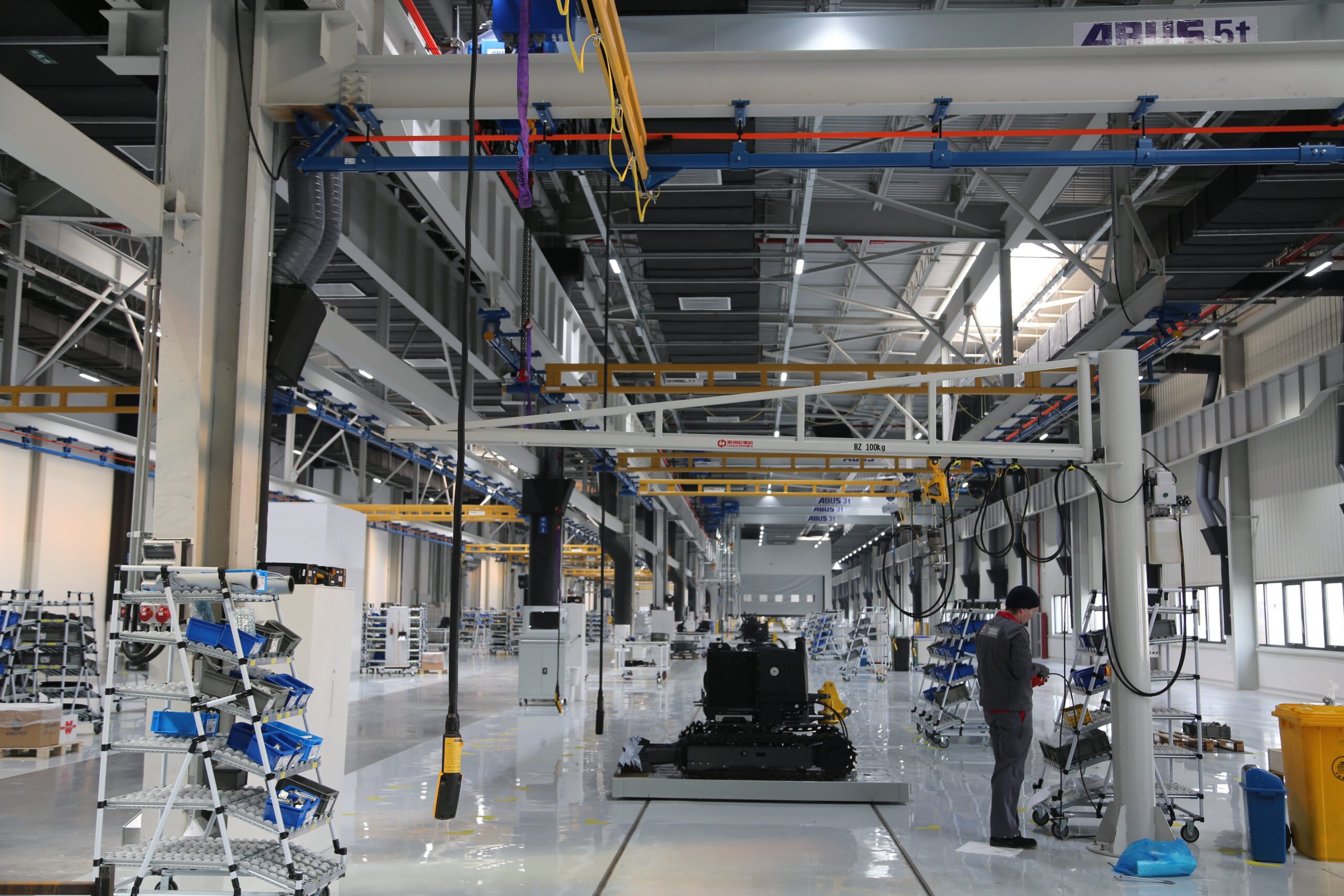 Am Standort Pinghu produziert die Wacker Neuson Group künftig Mini- und Kompaktbagger sowie Baugeräte überwiegend für den chinesischen und südostasiatischen Markt. Bild: Wacker Neuson