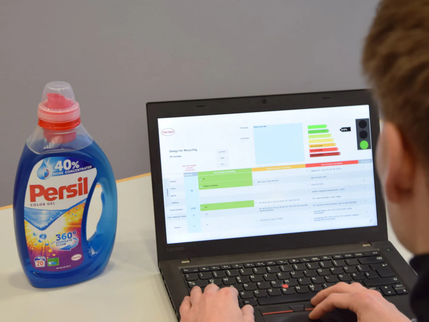 Bewertungstool für Verpackungen von Henkel. Bild: Henkel