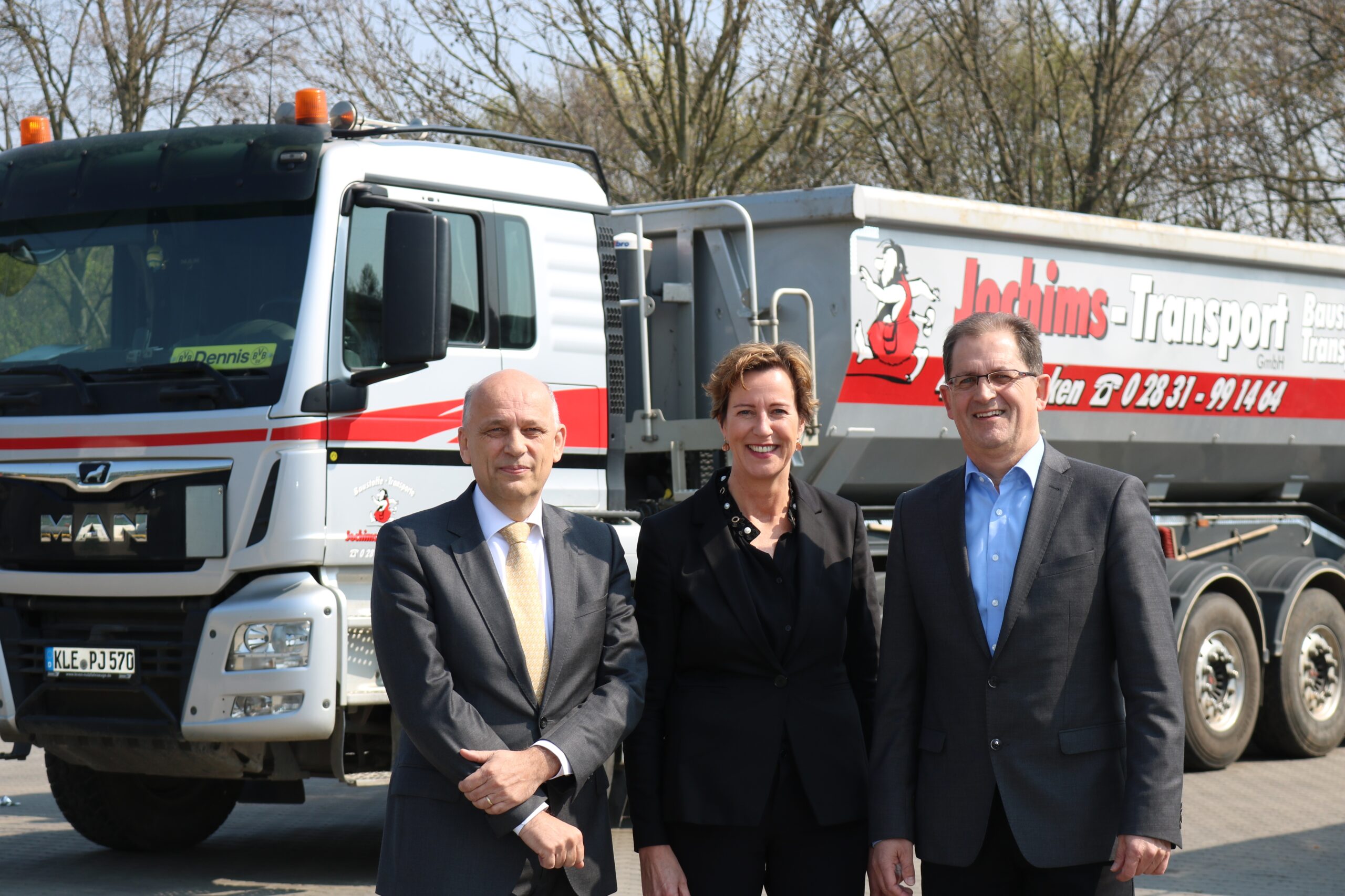 Pierre Vincent, Kerstin Abraham, Reinhard Van Vlodrop (v.l.n.r.) Bild: EGN