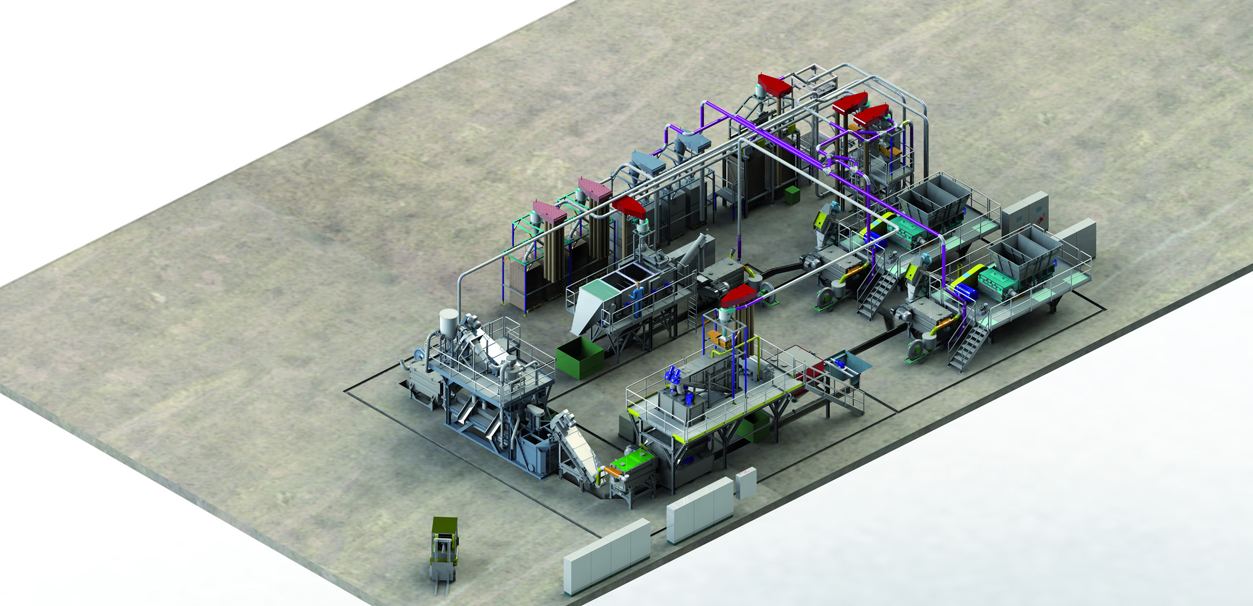 3D-Ansicht der neuen Herbold-Waschanlage für MAG. Bild: Herbold Meckesheim