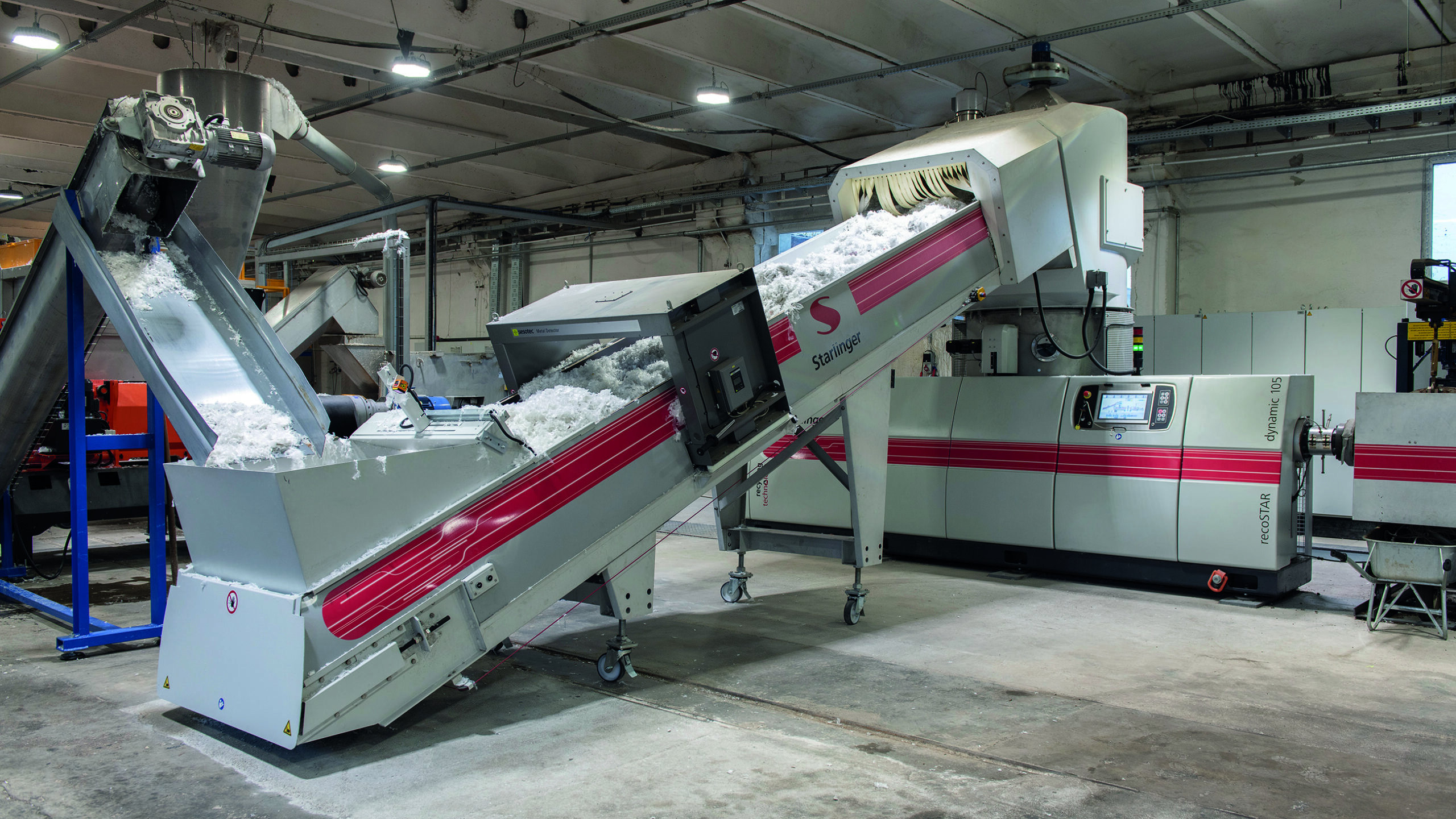 Eine der beiden Starlinger Recostar dynamic 105 C-VAC bei Calex. Bild: Starlinger