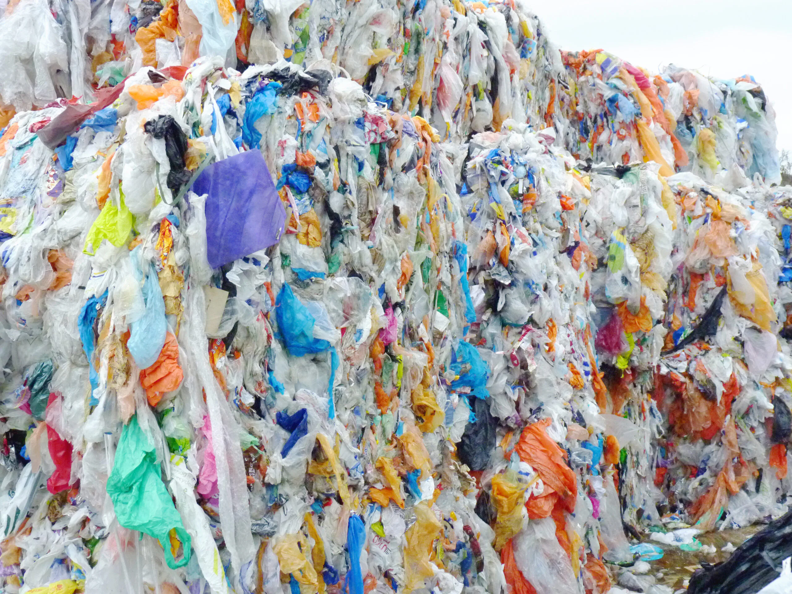 Recycling von bedruckten Kunststofffolien