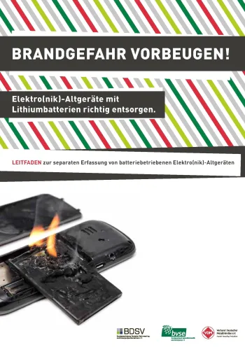 Verbändeleitfaden zum ordnungsgemäßen Umgang mit Altbatterien
