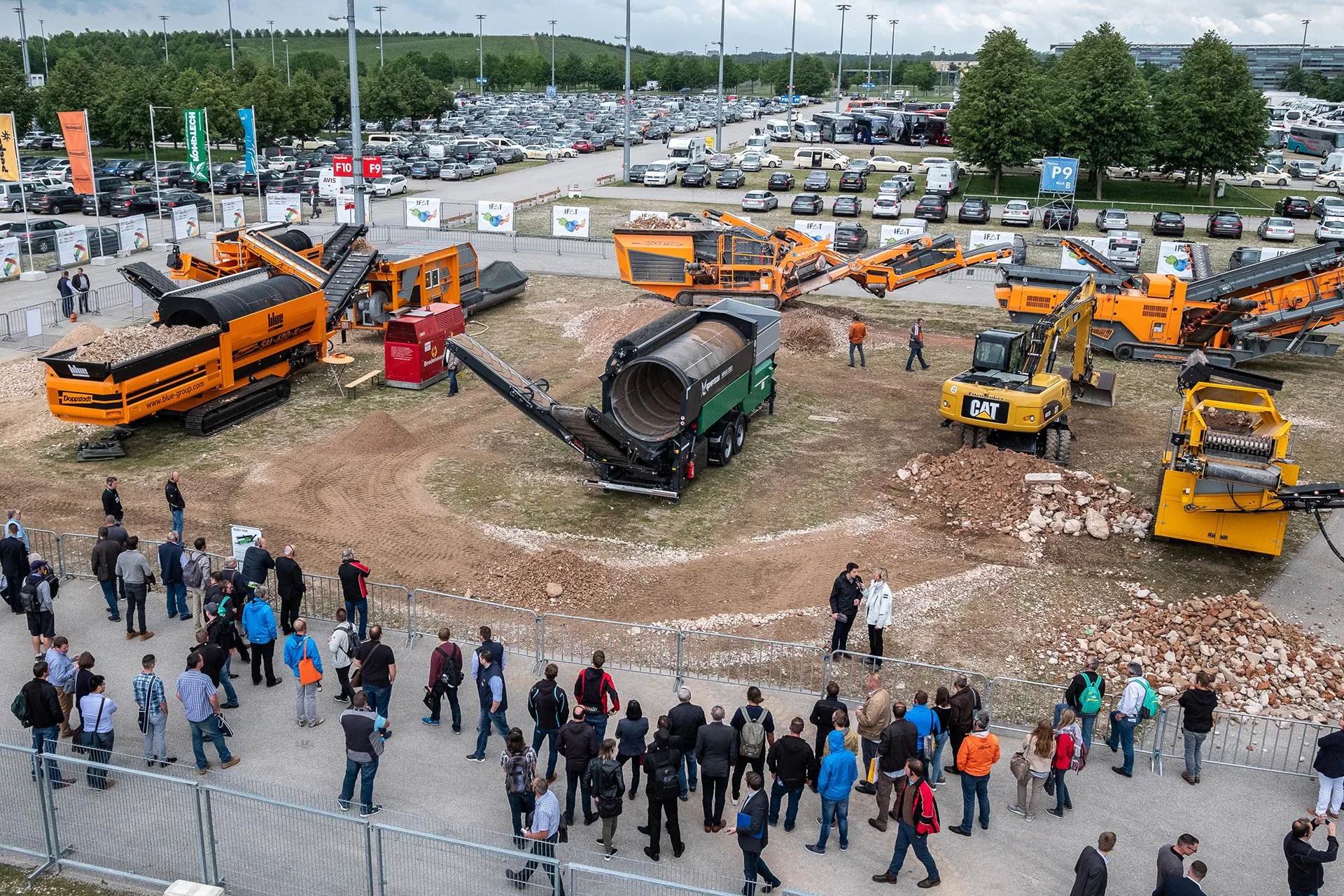 Bauabfall-Recycling soll auf der IFAT eine größere Rolle denn je spielen. Bild: Messe München