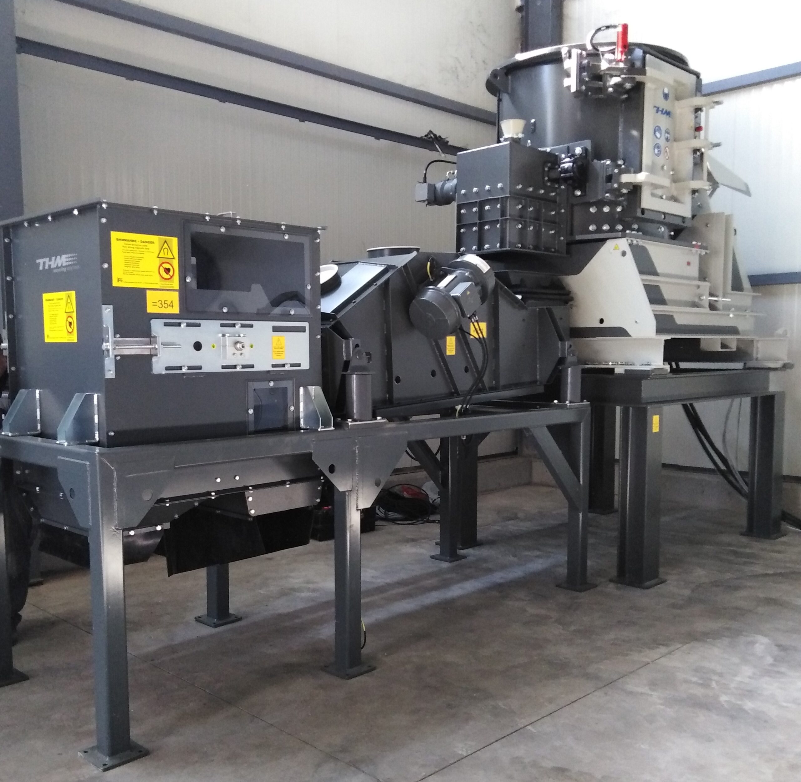 Querstromzerspaner TQZ1200 mit Zubehör Bild: THM