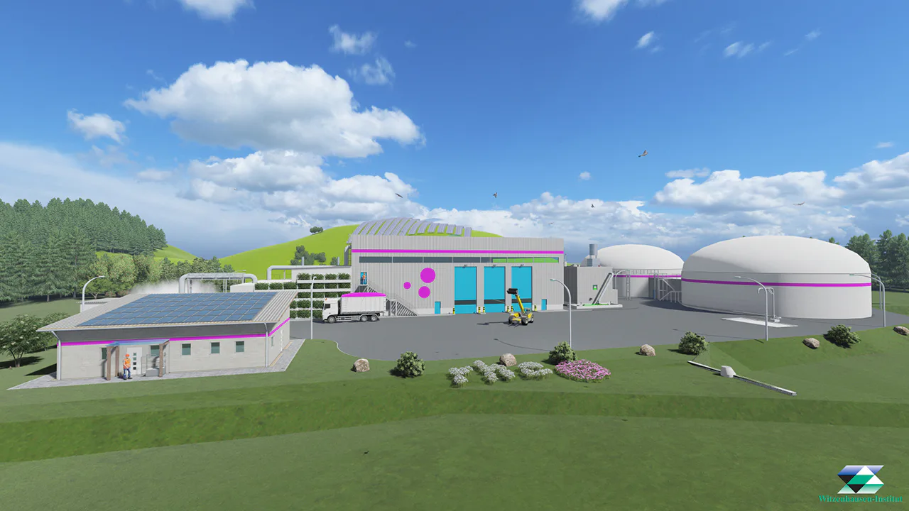 3D-Visualisierung der Anlage (Quelle: Witzenhausen-Institut)