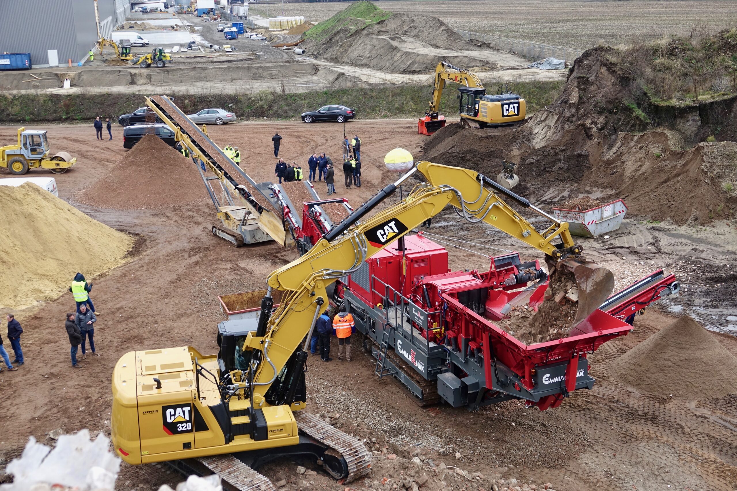 Die Demo-Veranstaltung zum Recycling-Branchentreff in Wietzendorf. Bild: Gipo