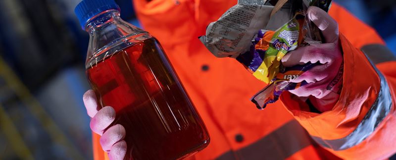 Aus Altkunststoffen zu Plaxx, Bild: Recycling Technologies