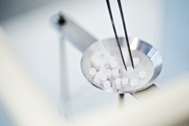 Mersalen LDPE NCY Rezyklat – hergestellt mit dem Newcycling-Prozess der APK.Bild: APK