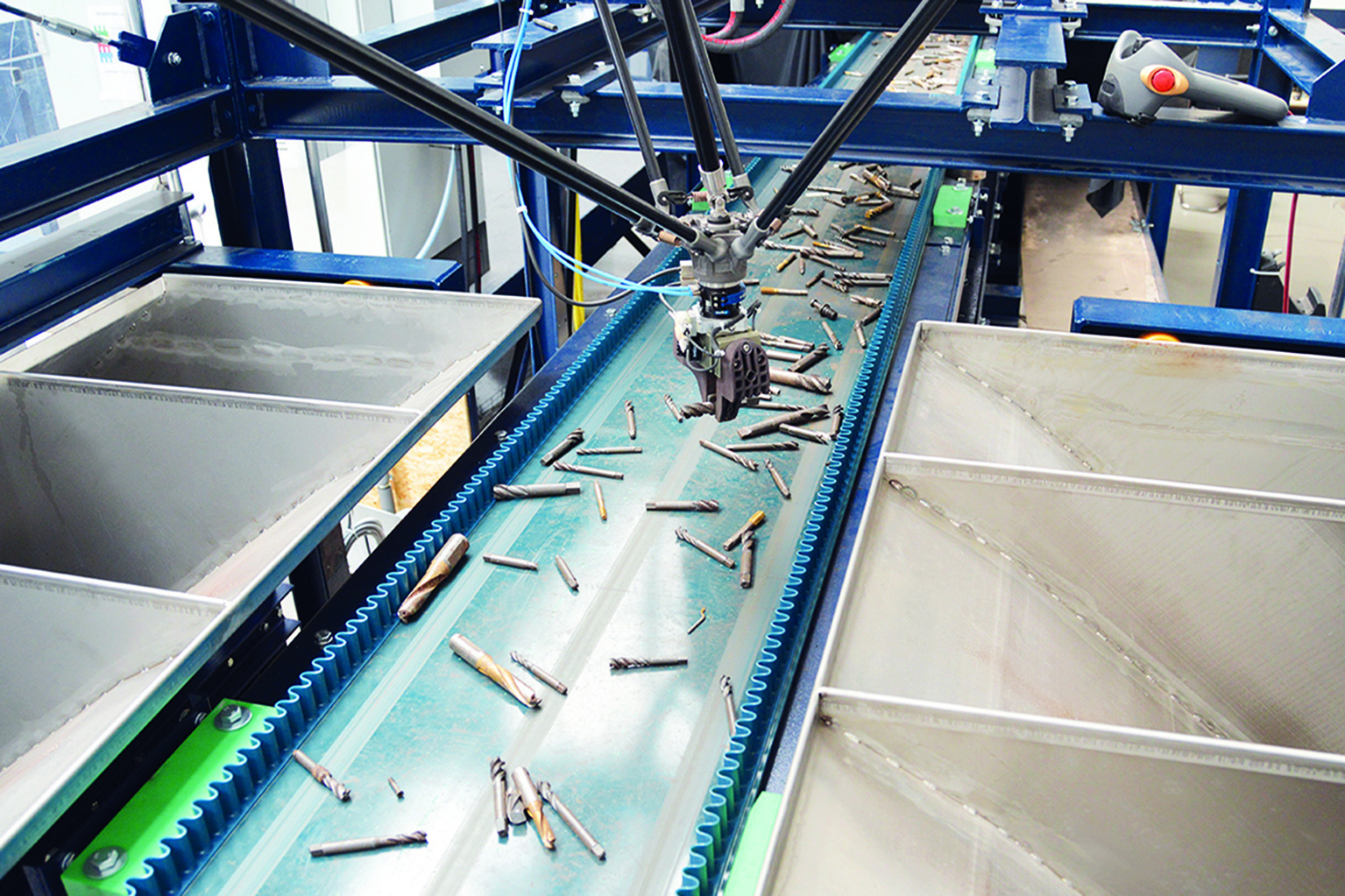 Mit einem laserbasierten Sortierverfahren sollen sich Legierungen aus Metallschrott effizient zurückgewinnen lassen. (Quelle: Cronimet Ferroleg)
