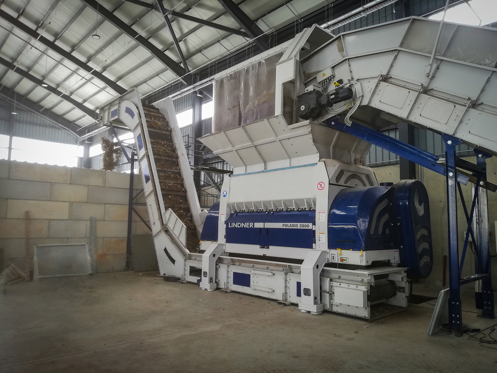 Die Verwertung lokaler Abfallströme hat sich mit dem Lindner Polaris 2800 Zerkleinerer mehr als verdoppelt. Bild: Lindner Recyclingtech