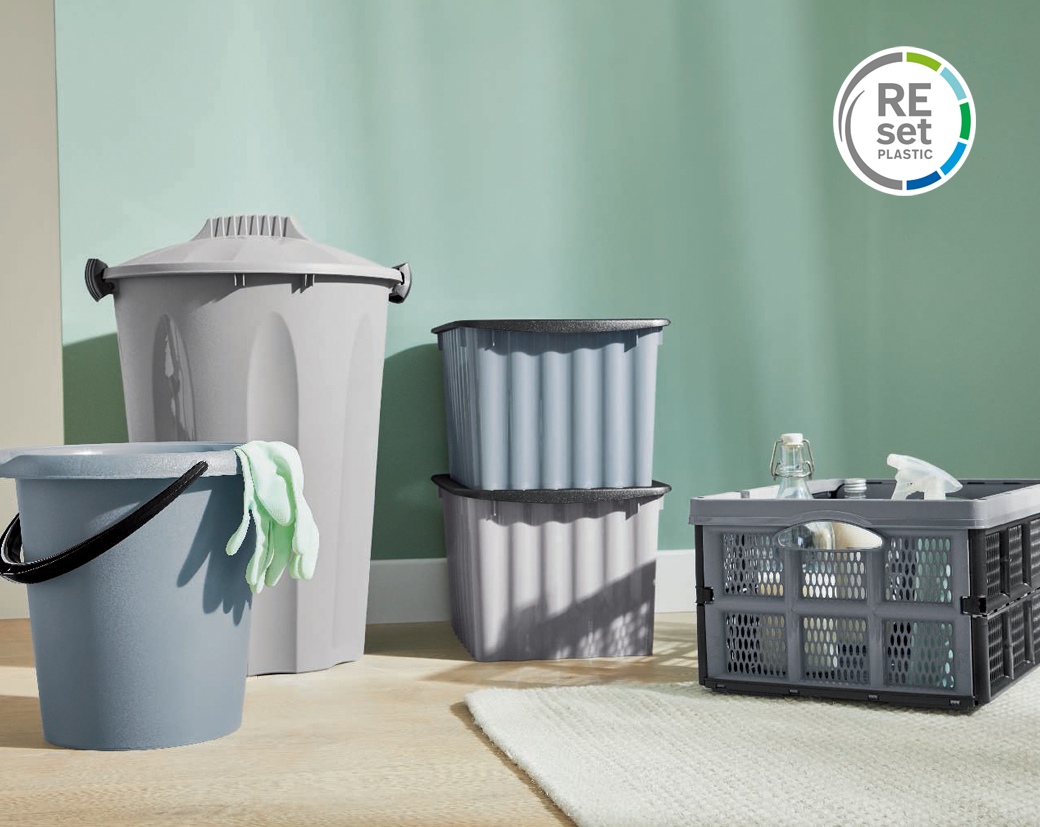 Aus mindestens 95 % recyceltem Kunststoff: PreZero bringt erste Recyclingprodukte in den Handel. Bild: PreZero