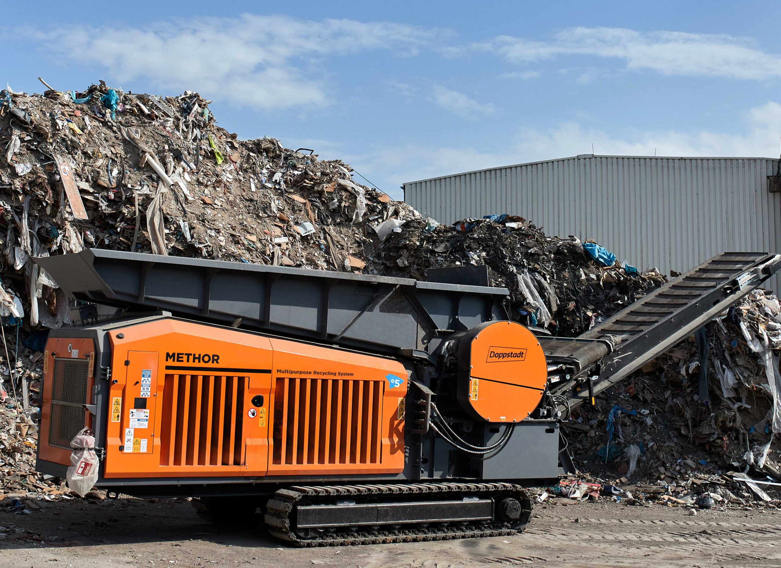 Das Multipurpose-Recycling-System biete mit seiner störstoffresistenten Aufbereitung das vielseitigste Einsatzspektrum seiner Klasse. Bild: Doppstadt
