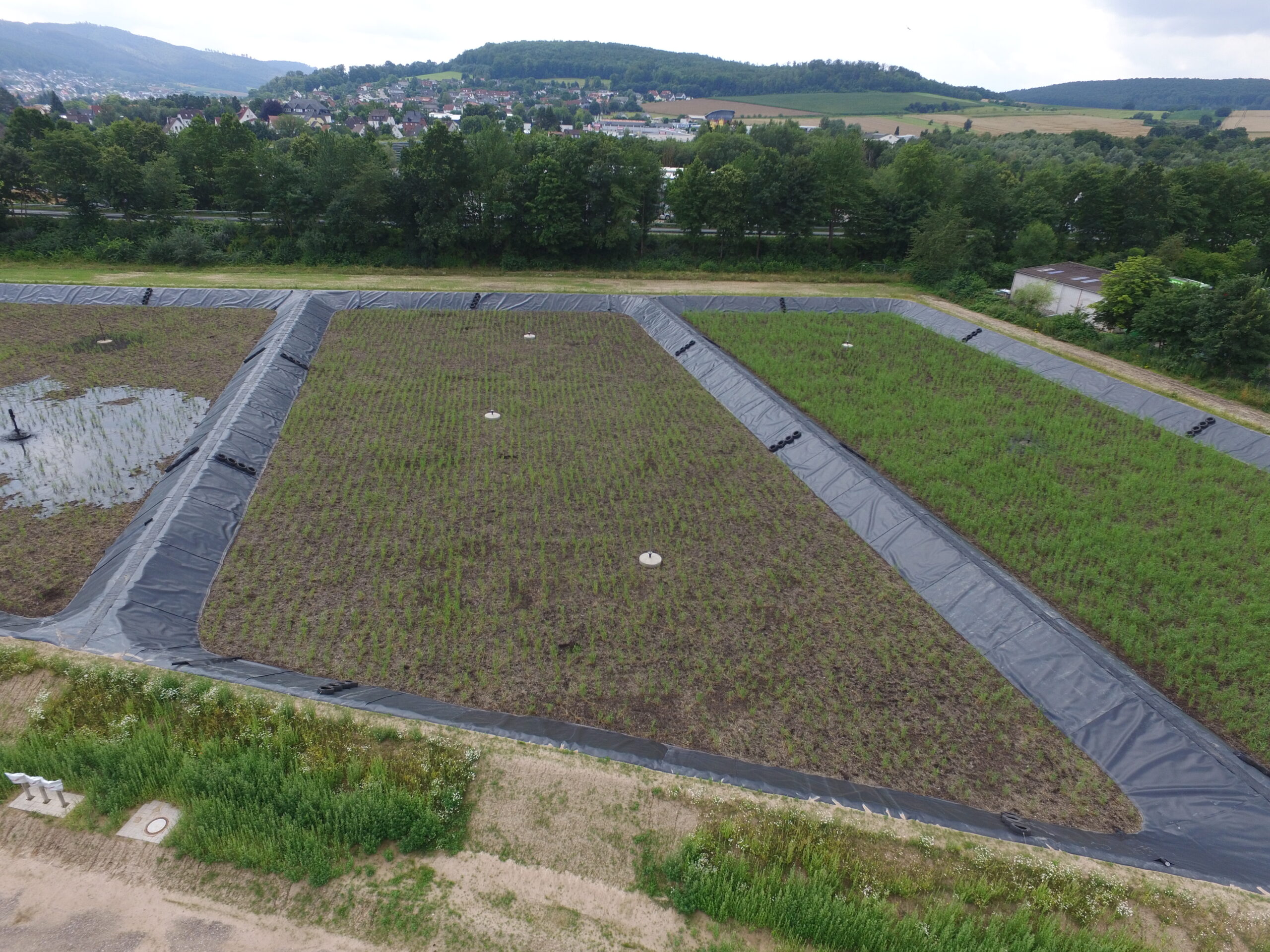 Klärschlammvererdung kann die Schlammmenge um mehr als 90 Prozent verringern. (Quelle: The Pauly Group)