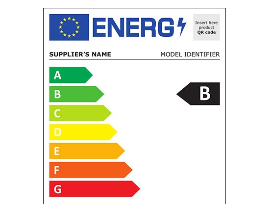 Energielabel nach EU-Vorgaben (Quelle: Umweltbundesamt)