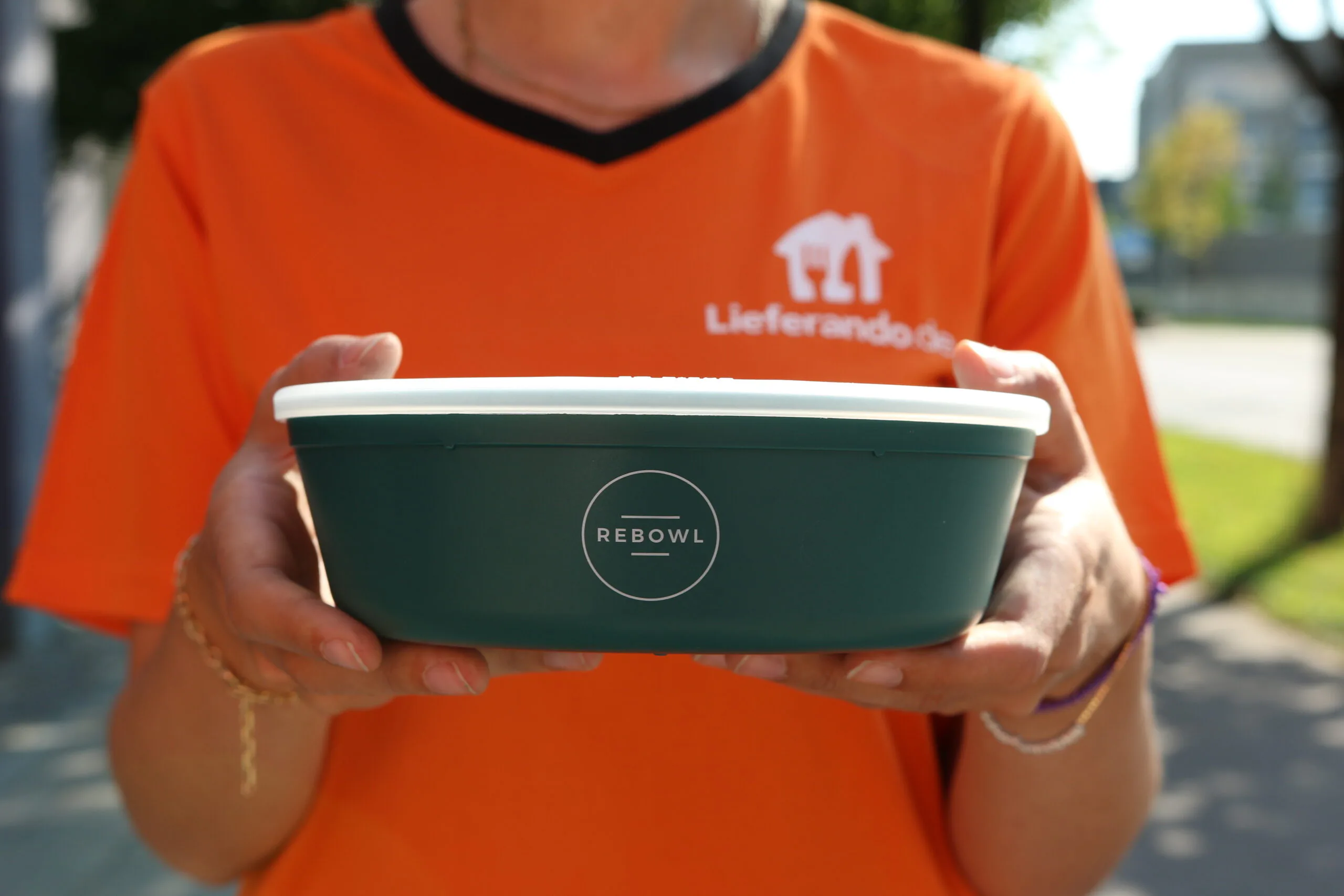 Die Verpackungen können bei allen teilnehmenden Restaurants zurückgegeben werden. (Quelle: Lieferando)
