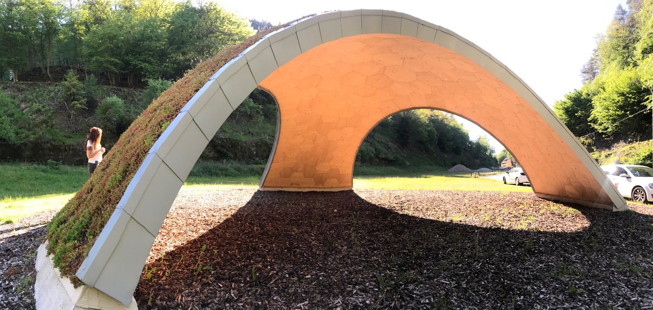 Preis für Pavillon aus Holzabfällen