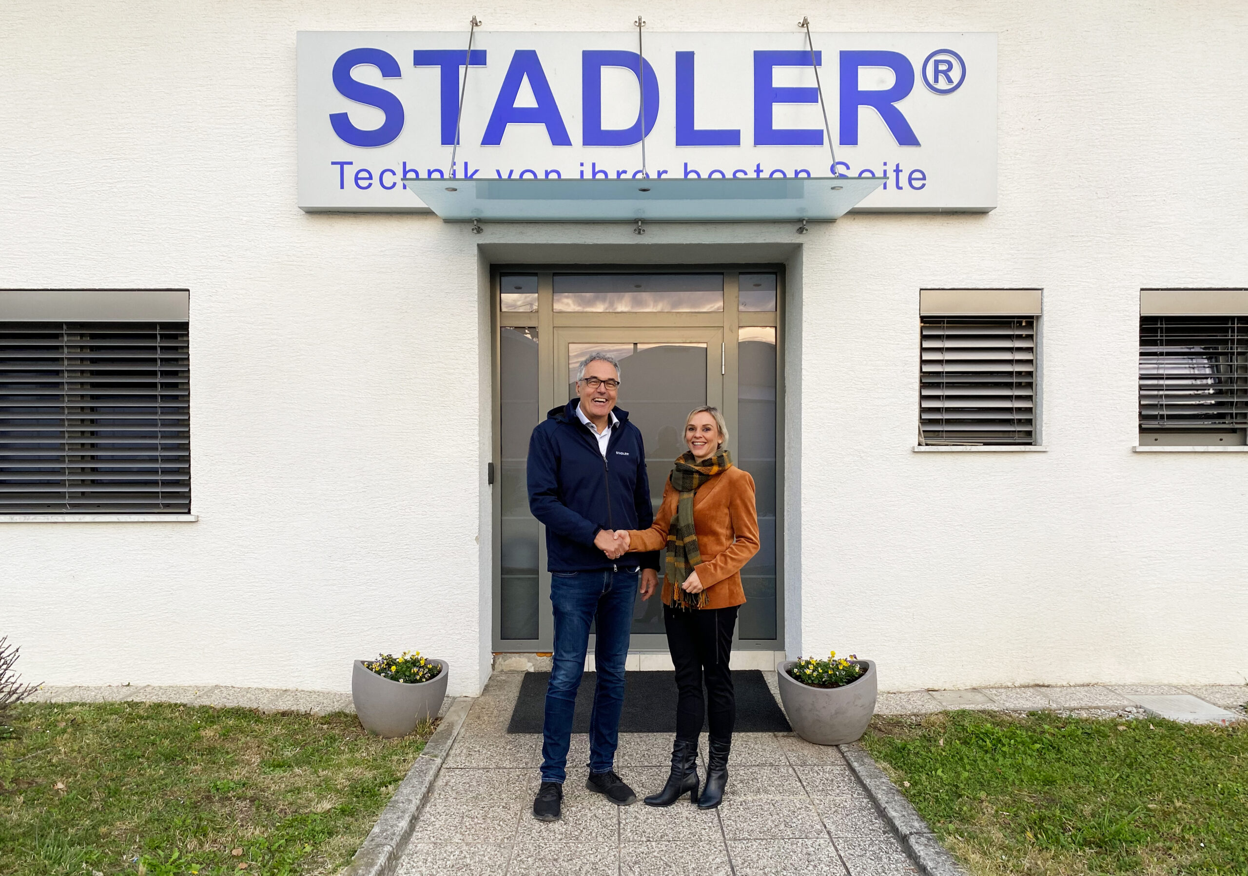 Willi Stadler und Sabrina Goebel. Bild: Stadler