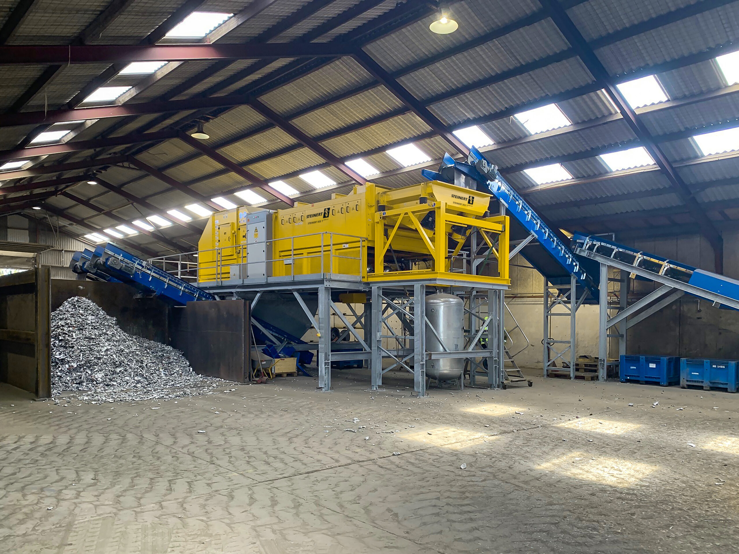 Das Sortiersystem Steinert XSS® T EVO 5.0 produziert reinstes Aluminium. Bild: Steinert