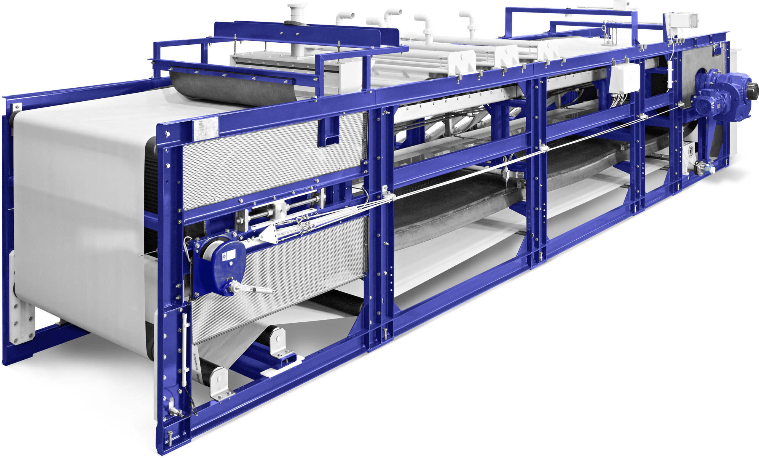 Der BHS Traggurtfilter: Kontinuierliche Vakuumfiltration mit robuster und korrosionsbeständiger Bauweise. Bild: BHS-Sonthofen