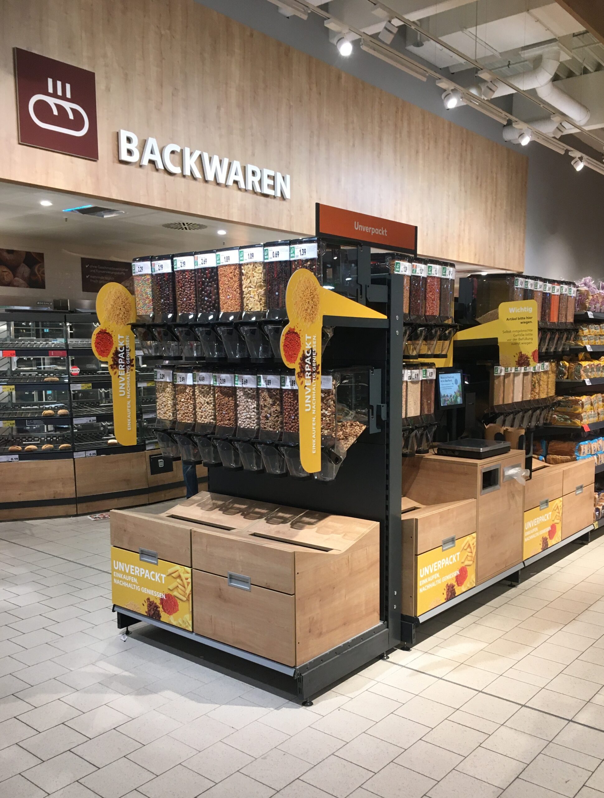 Das Angebot unverpackter Ware reduziert sowohl Plastik als auch die Verschwendung von Lebensmitteln in Privathaushalten. Bild: Kaufland