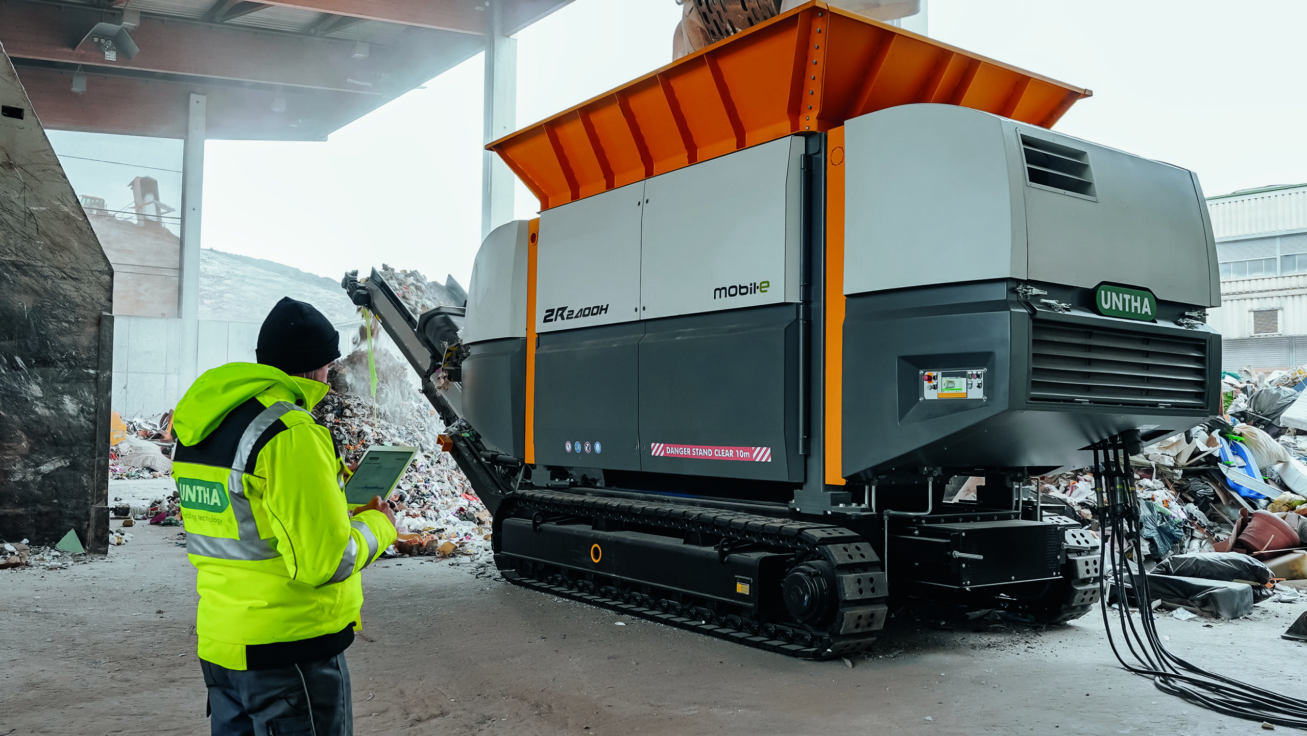 Untha erreicht mit einer Umsatzsteigerung auf rund 70 Millionen Euro einen neuen Rekord in der 50-jährigen Unternehmensgeschichte. : Bild: Untha Shredding Technologies GmbH