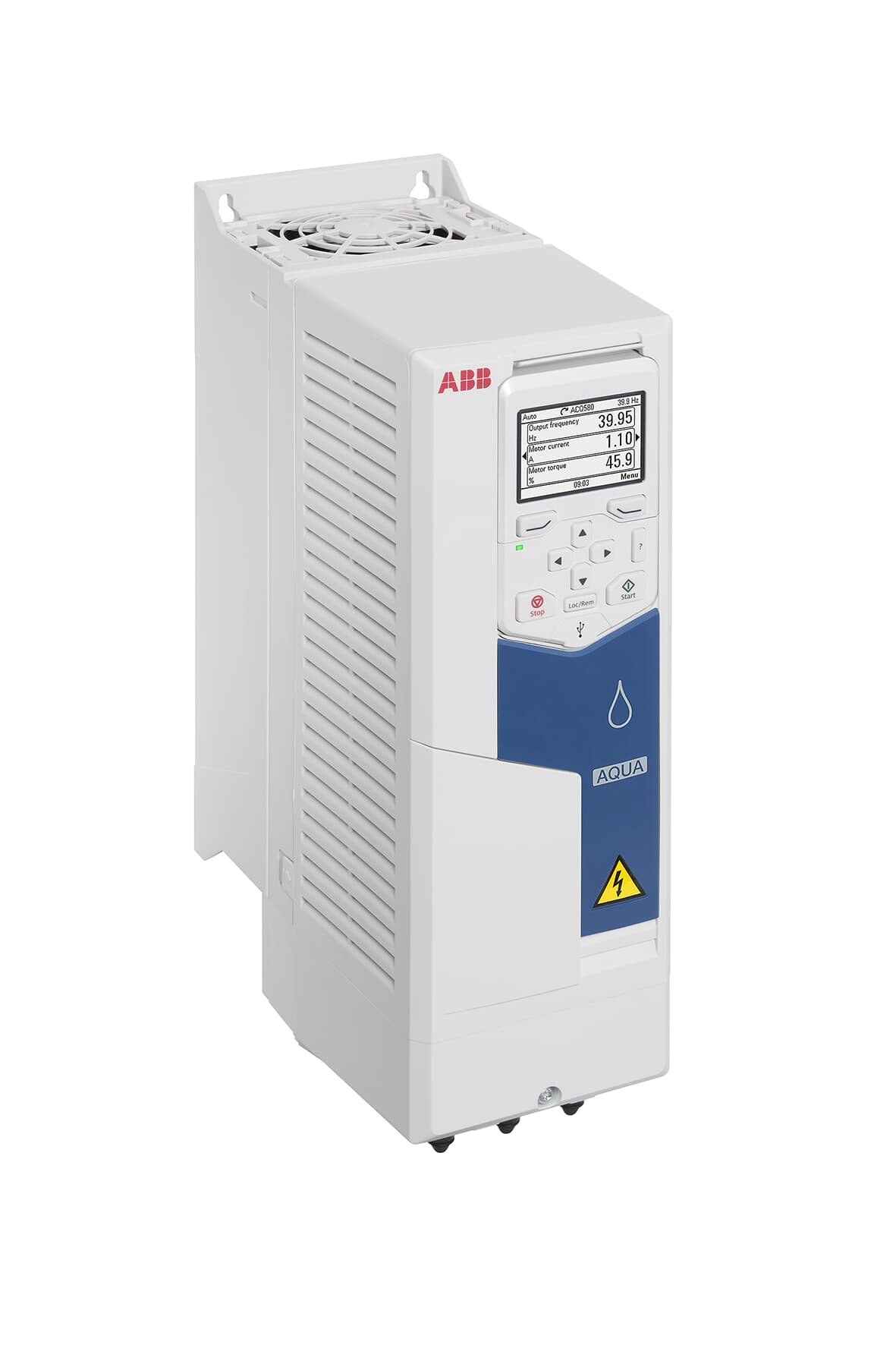 Der ACQ580 ist ein Frequenzumrichter speziell für die Wasserbranche Bild: ABB