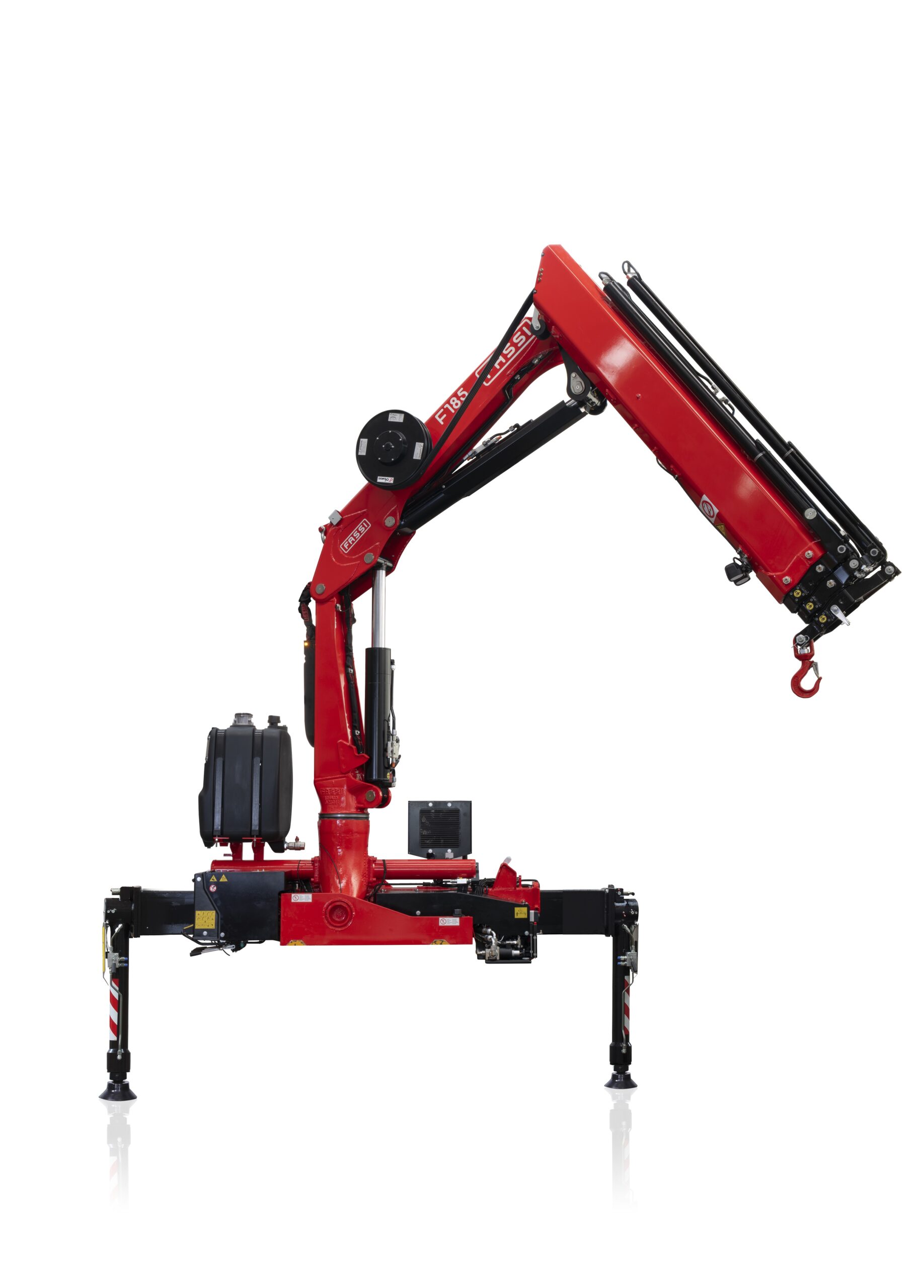 Der neue Fassi F185A.1 wird mit ACM ausgeliefert. Bild: Fassi Ladekrane GmbH / Gründau