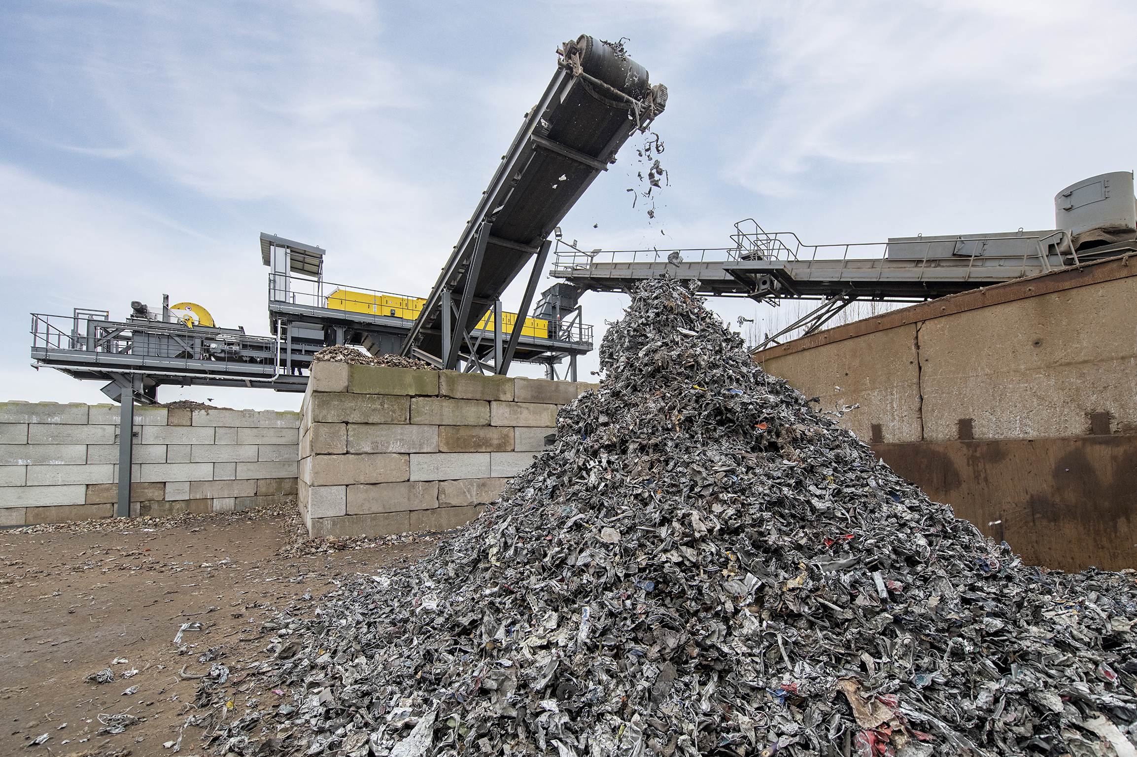 Steinert SteelMaster produziert sauberen Stahl. 80-90% des Volumens sind nach der Sortierung ofenfertig. Bild: Steinert