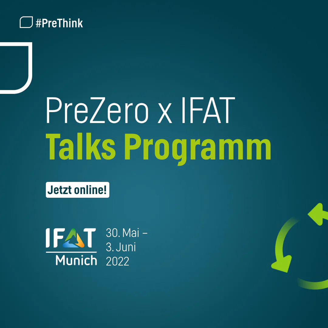 IFAT: Diskussionsprogramm von PreZero