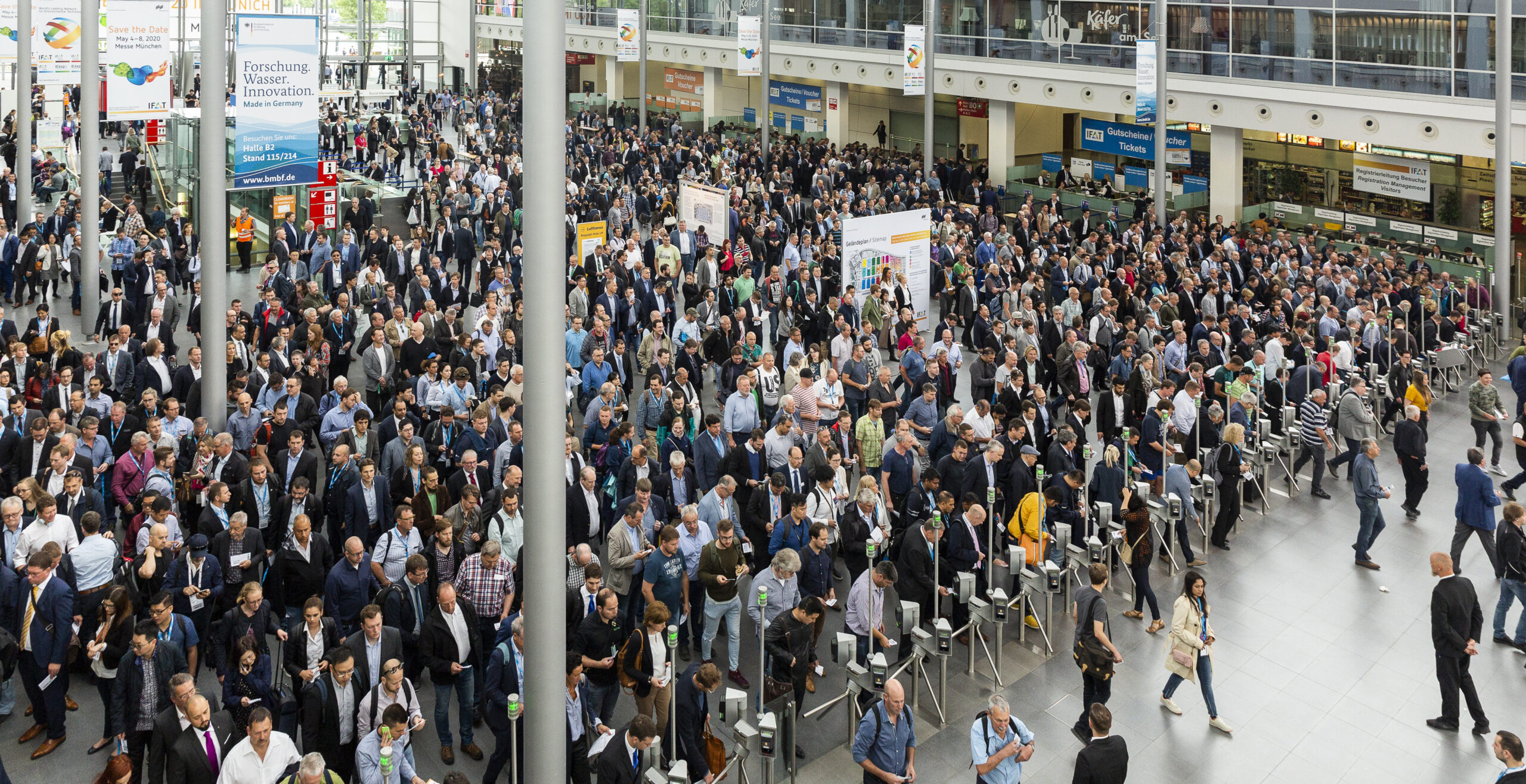 IFAT Munich befragte online Messeteilnehmer zu Trends in der Umweltindustrie Bild: Messe München