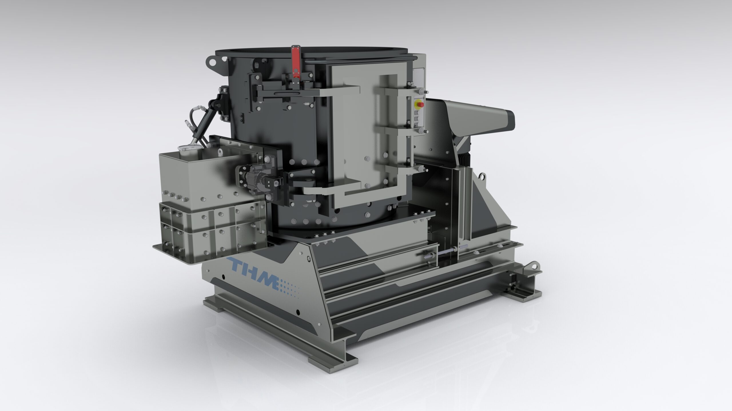 THM recycling solutions zeigt auf der IFAT den Querstromzerspaner TQZ 1200 für das hocheffiziente Aufschließen von Verbundstoffen. Bild: THM