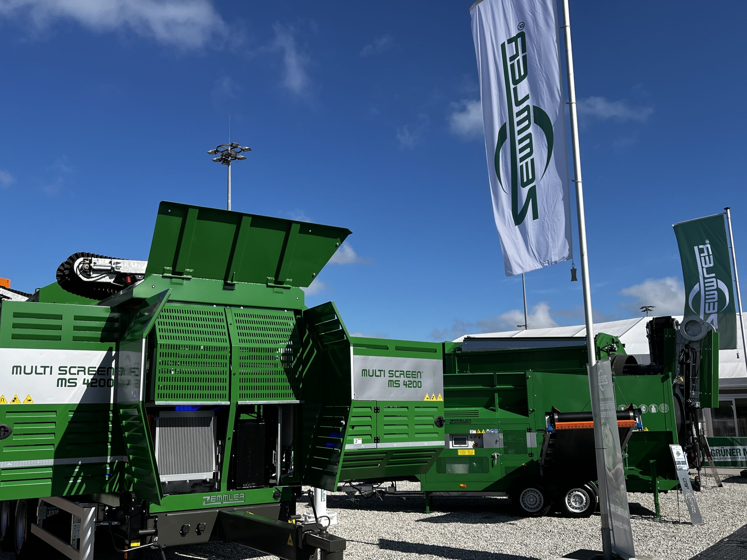 Siebanlagen und Projektmaschinen auf der IFAT