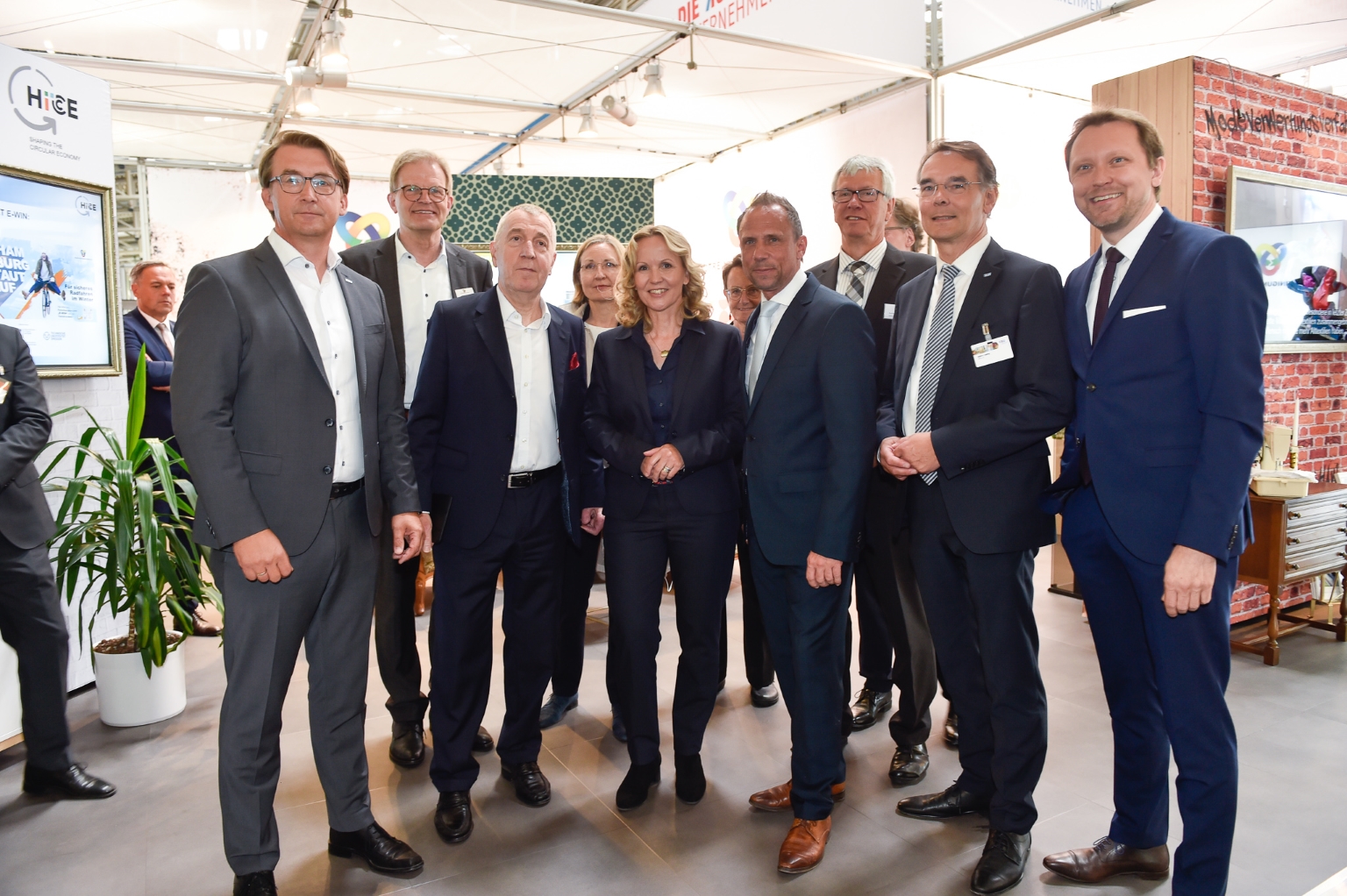 Umweltministerin Steffi Lemke auf dem SRH-Stand (Quelle: SRH)