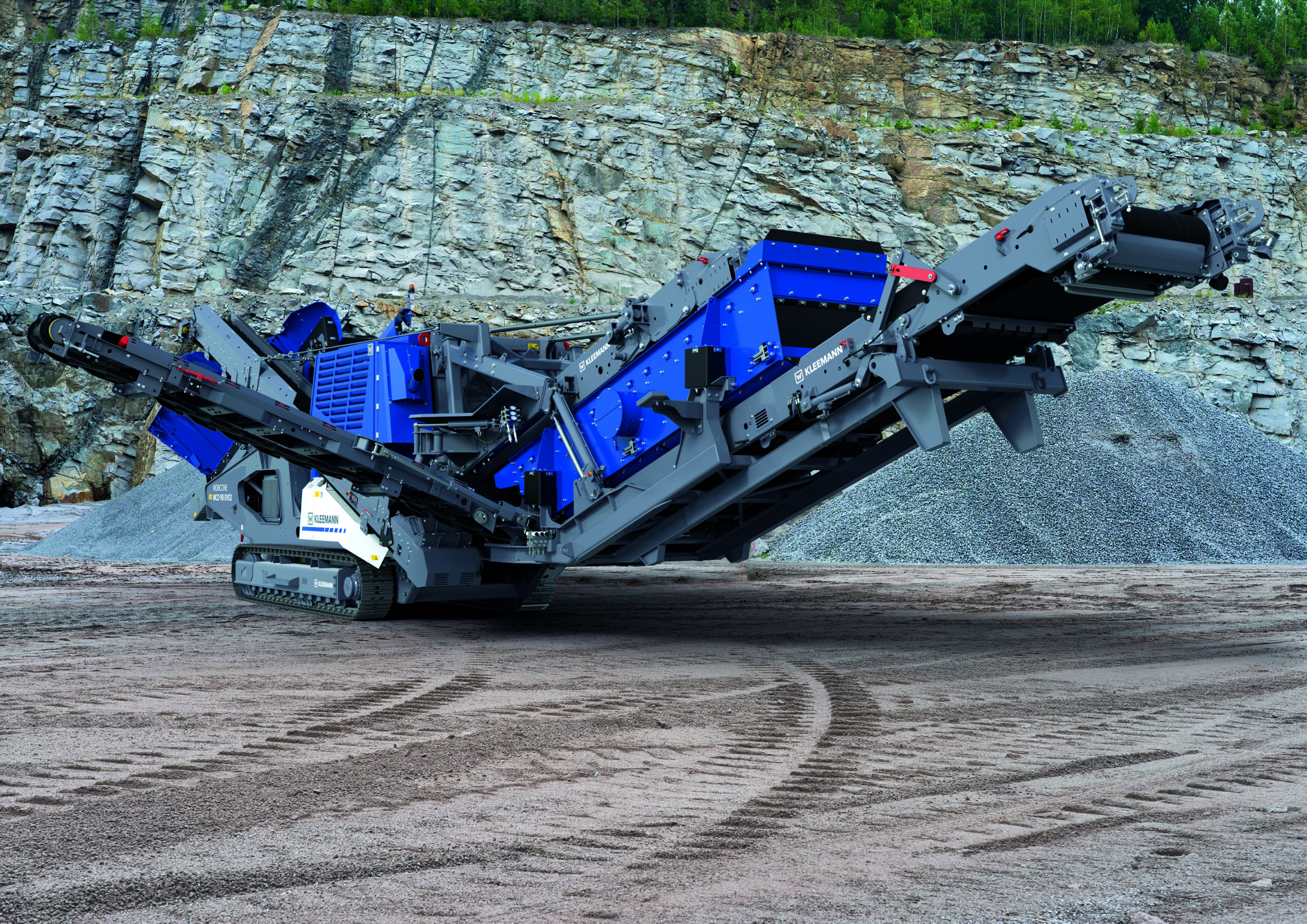 Kegelbrecher und Prallbrecher können nun optional mit einem Doppeldecker-Nachsieb ausgestattet werden. (Quelle: Wirtgen Group)