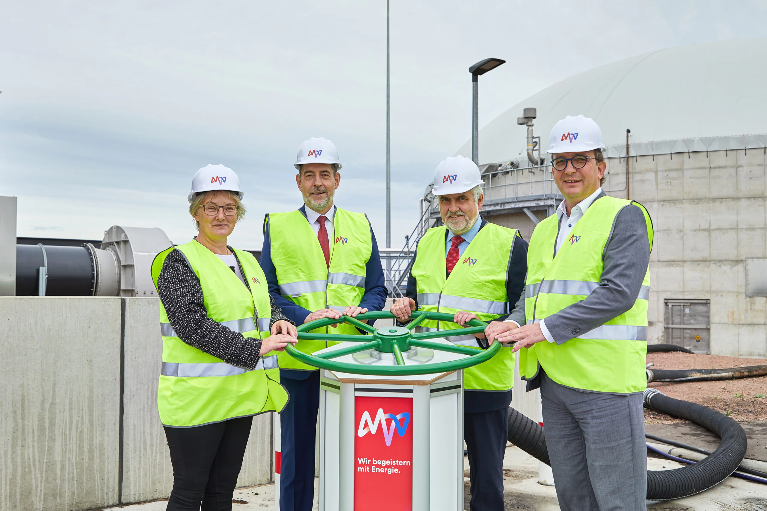 MVV nimmt Biogasanlage in Bernburg offiziell in Betrieb
