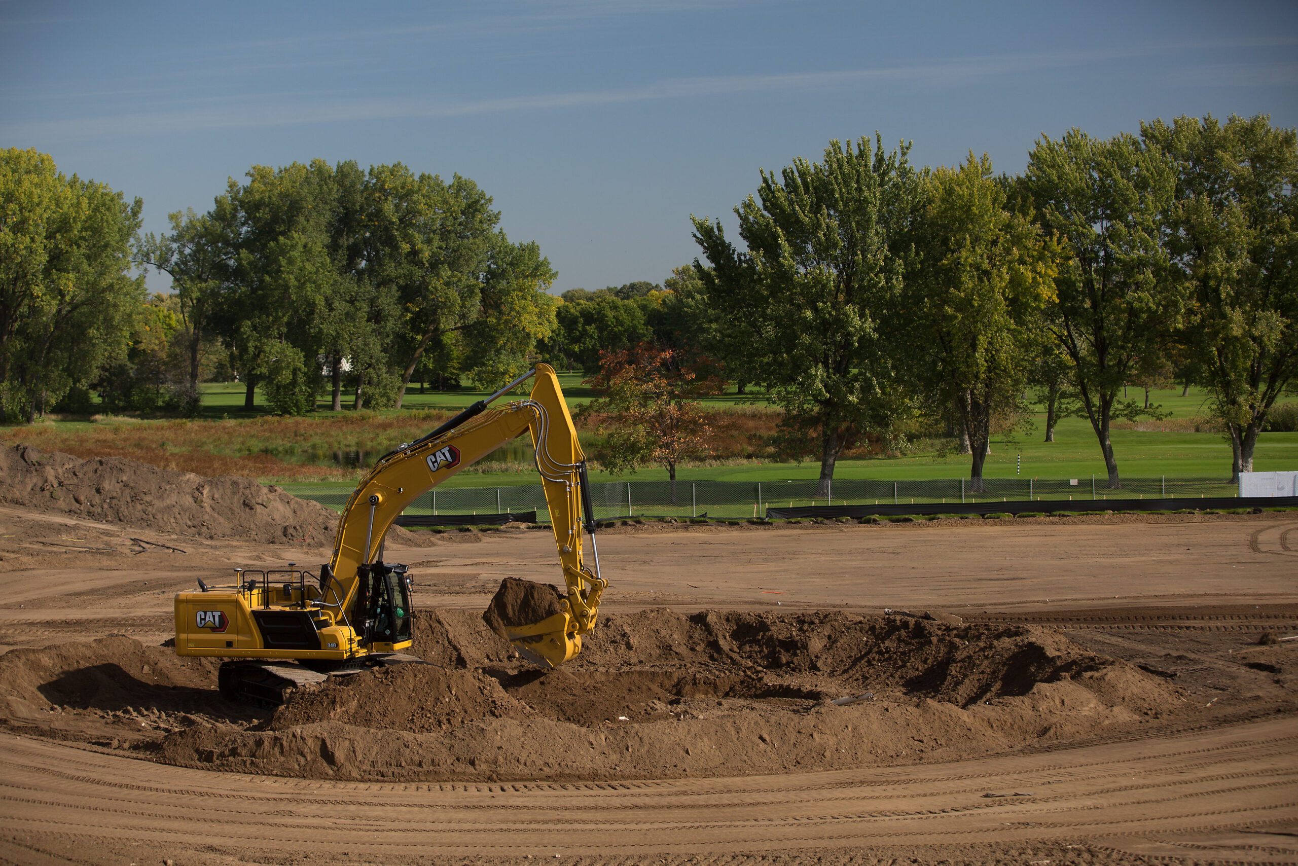 Der neue Cat 340 bewegt jetzt noch mehr Tonnen pro Stunde. Copyright: Zeppelin/Caterpillar
