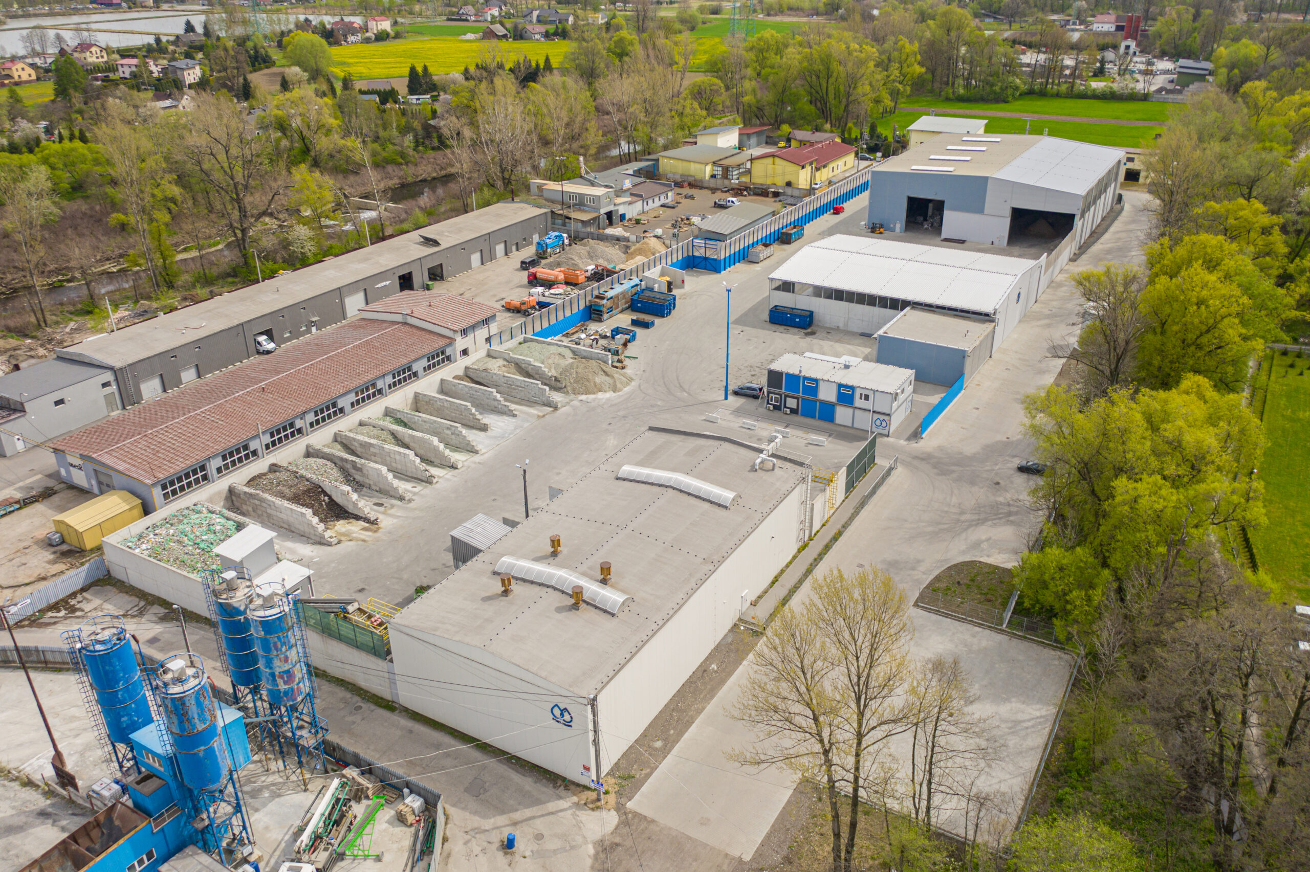 Sanit-Trans hat seinen Hauptsitz in Międzyrzecze Górne im schlesischen Vorgebirge, etwa 45 Kilometer südlich von Katowice. Copyright: Vecoplan AG